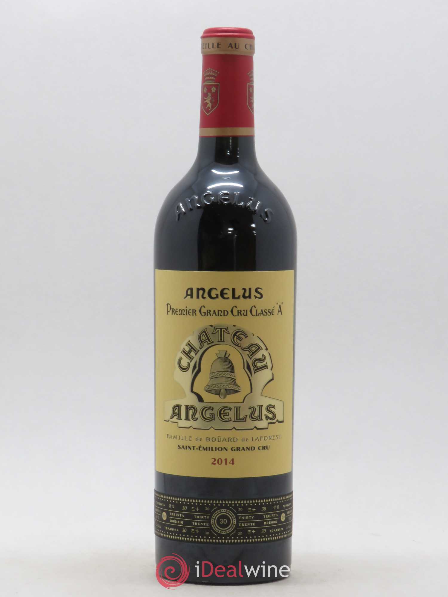 Château Angélus 1er Grand Cru Classé A 2014 - Lot de 1 bouteille - 0