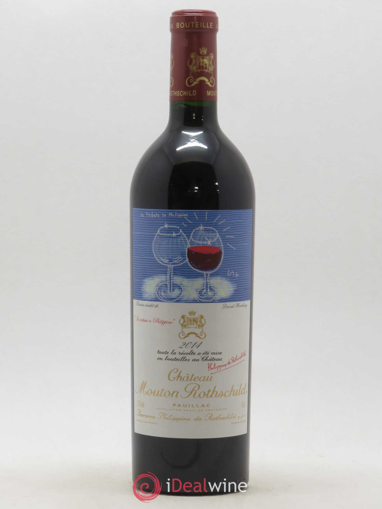 Château Mouton Rothschild 1er Grand Cru Classé 2014 - Lot de 1 bouteille - 0