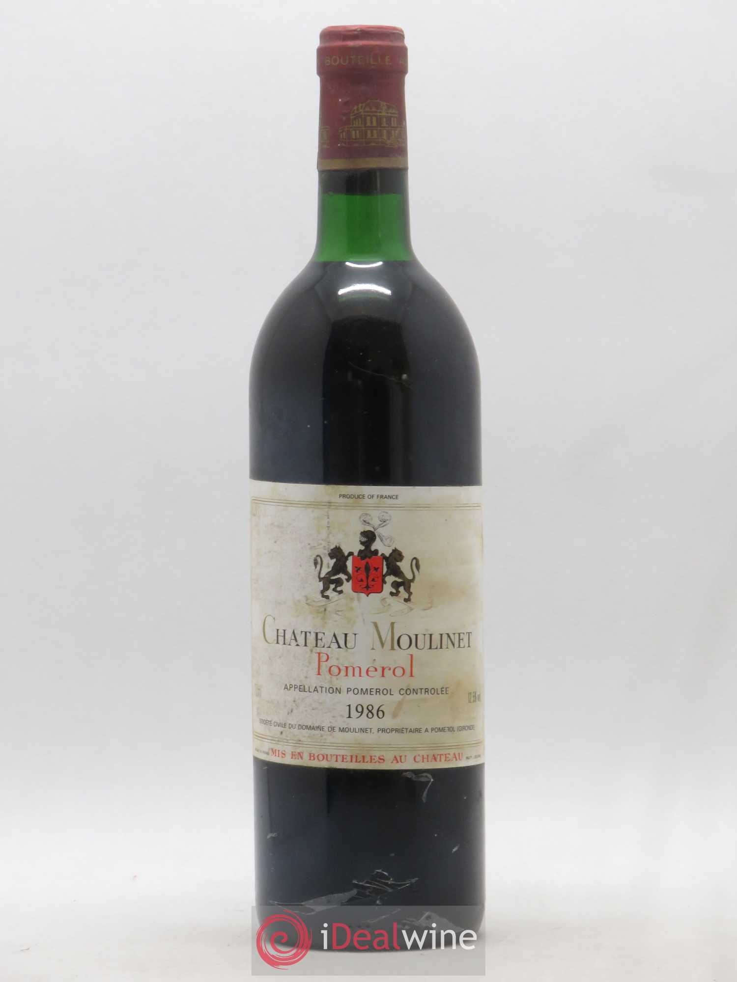 Château Moulinet 1986 - Lot de 1 bouteille - 0