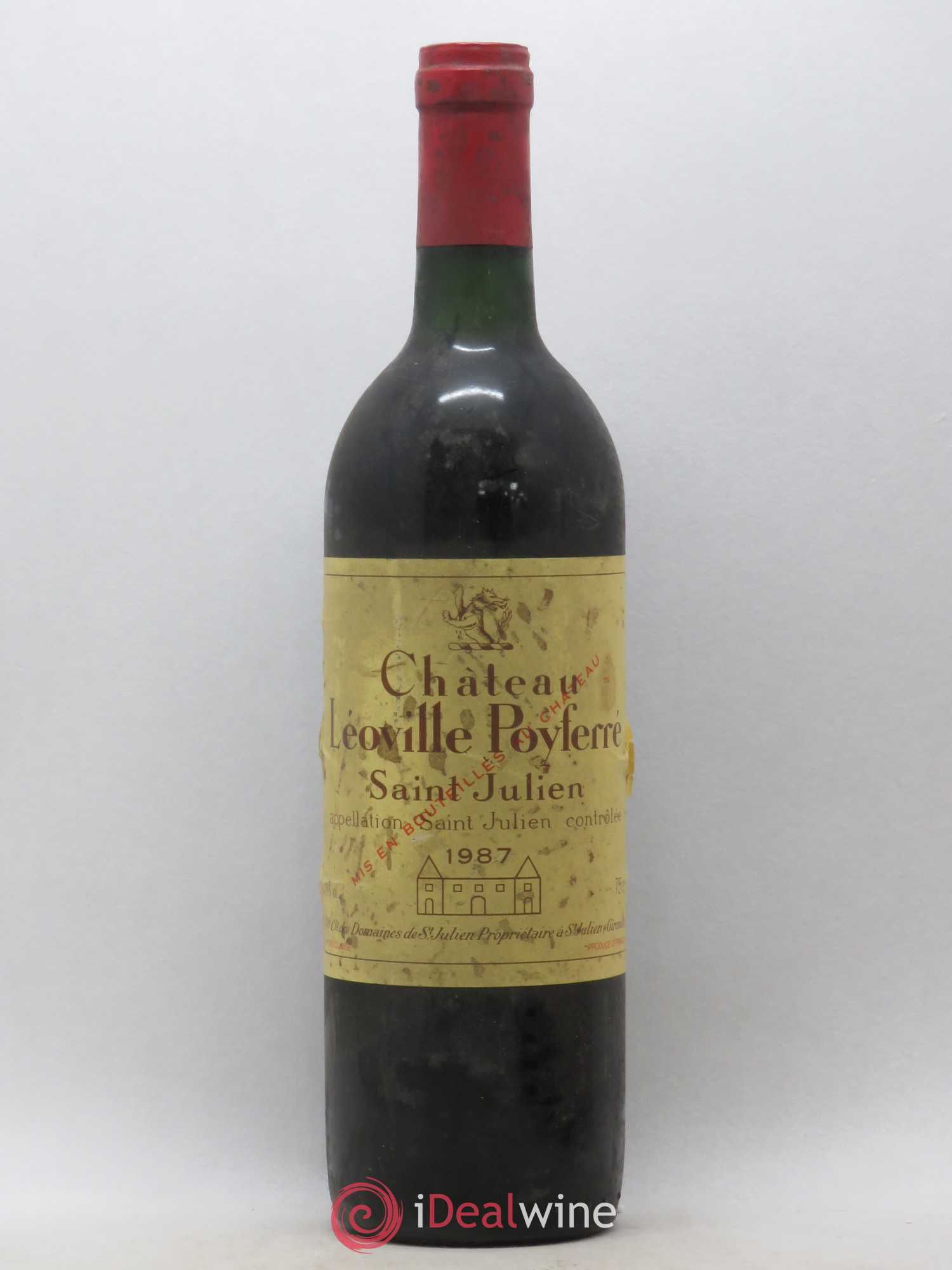 Château Léoville Poyferré 2ème Grand Cru Classé 1987 - Lot de 1 bouteille - 0