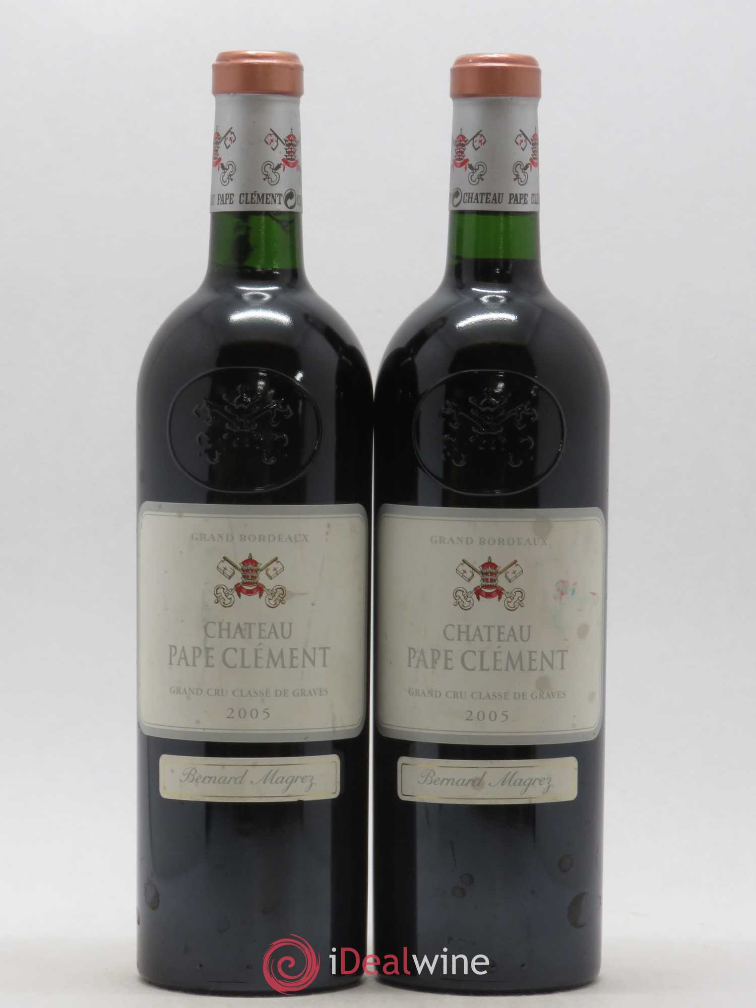Château Pape Clément Cru Classé de Graves 2005 - Lot de 2 bouteilles - 0