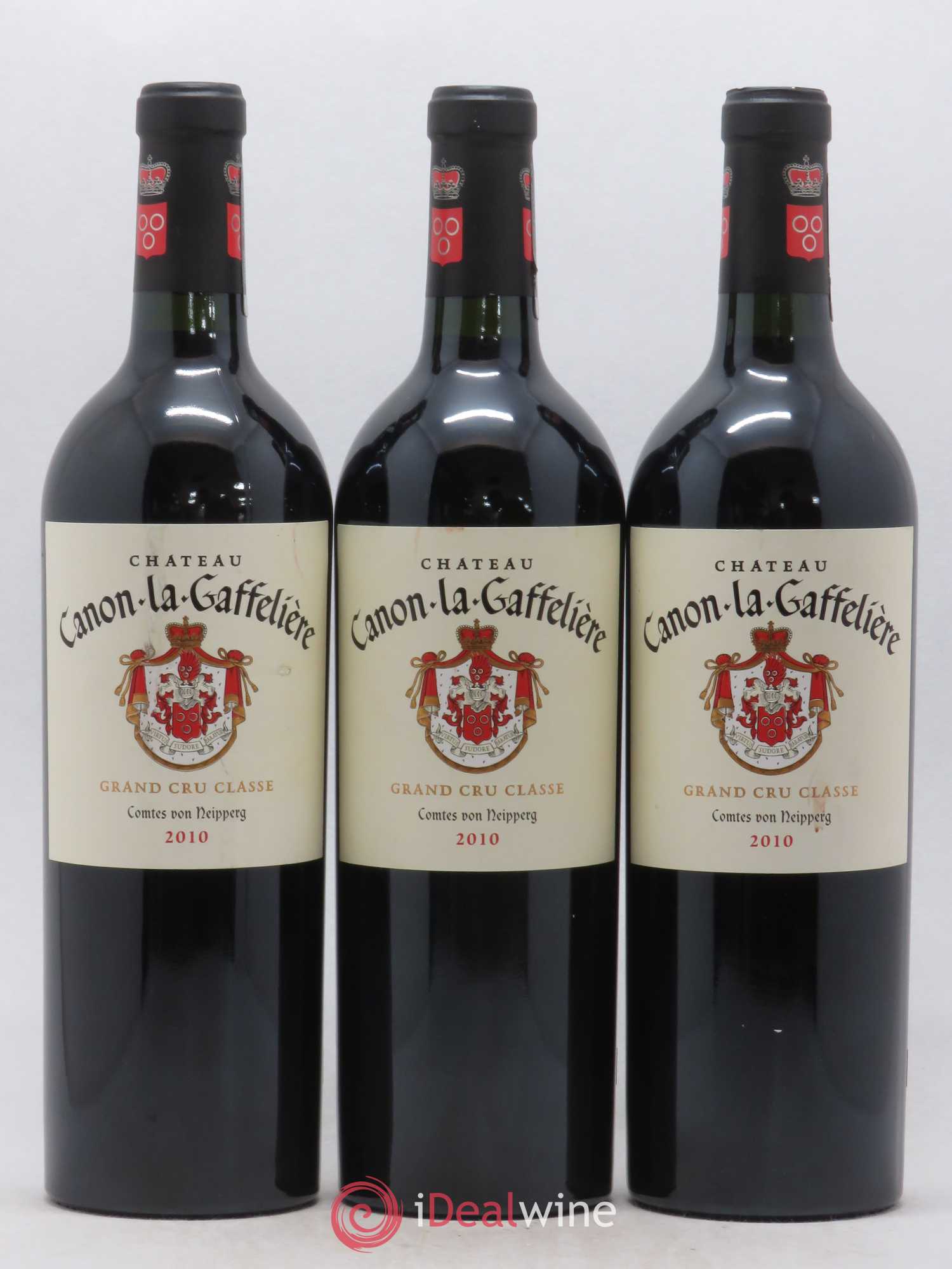 Château Canon la Gaffelière 1er Grand Cru Classé B 2010 - Lot de 3 bouteilles - 0