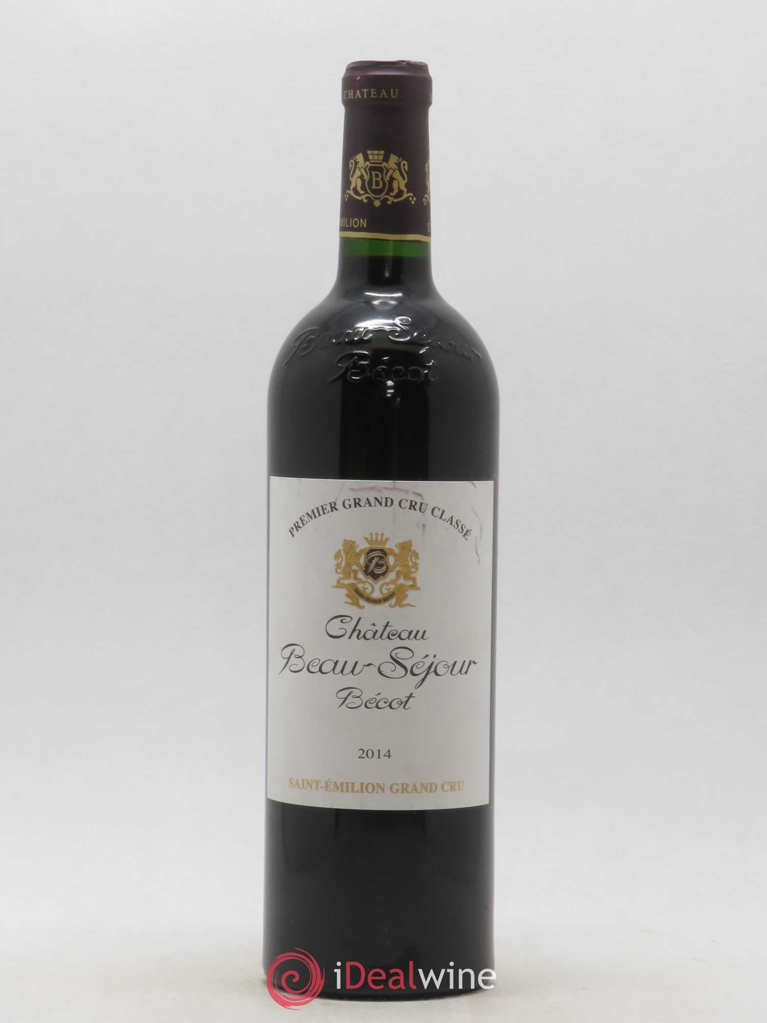 Château Beau-Séjour Bécot 1er Grand Cru Classé B 2014 - Lot de 1 bouteille - 0