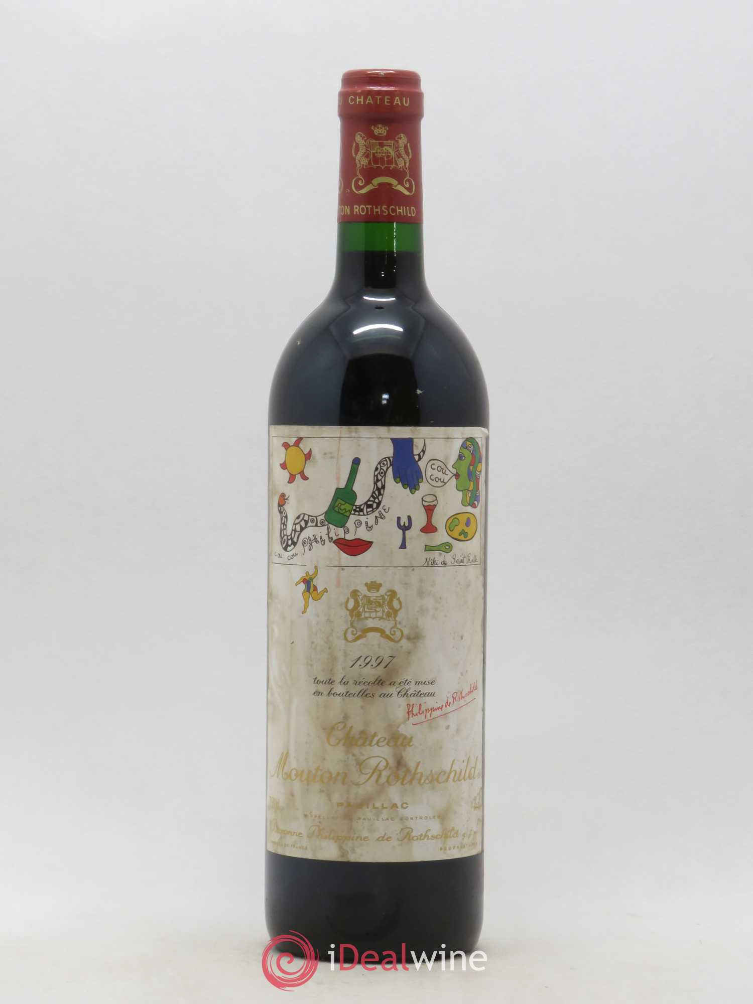 Château Mouton Rothschild 1er Grand Cru Classé 1997 - Lot de 1 bouteille - 0