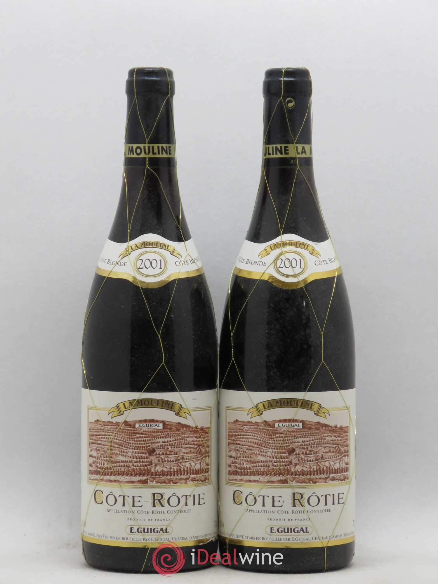 Côte-Rôtie La Mouline Guigal 2001 - Lot de 2 bouteilles - 0