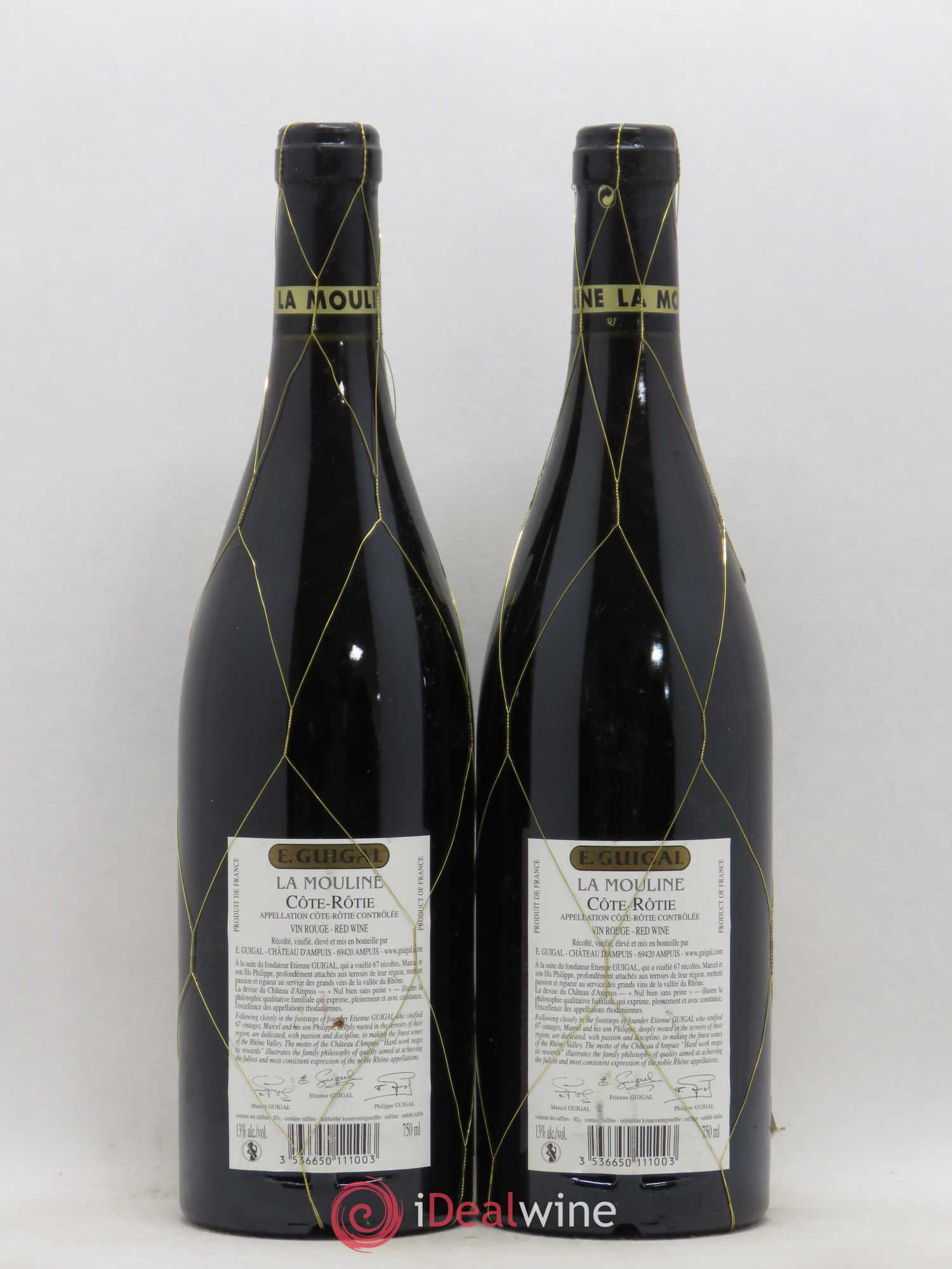 Côte-Rôtie La Mouline Guigal 2004 - Lot de 2 bouteilles - 1