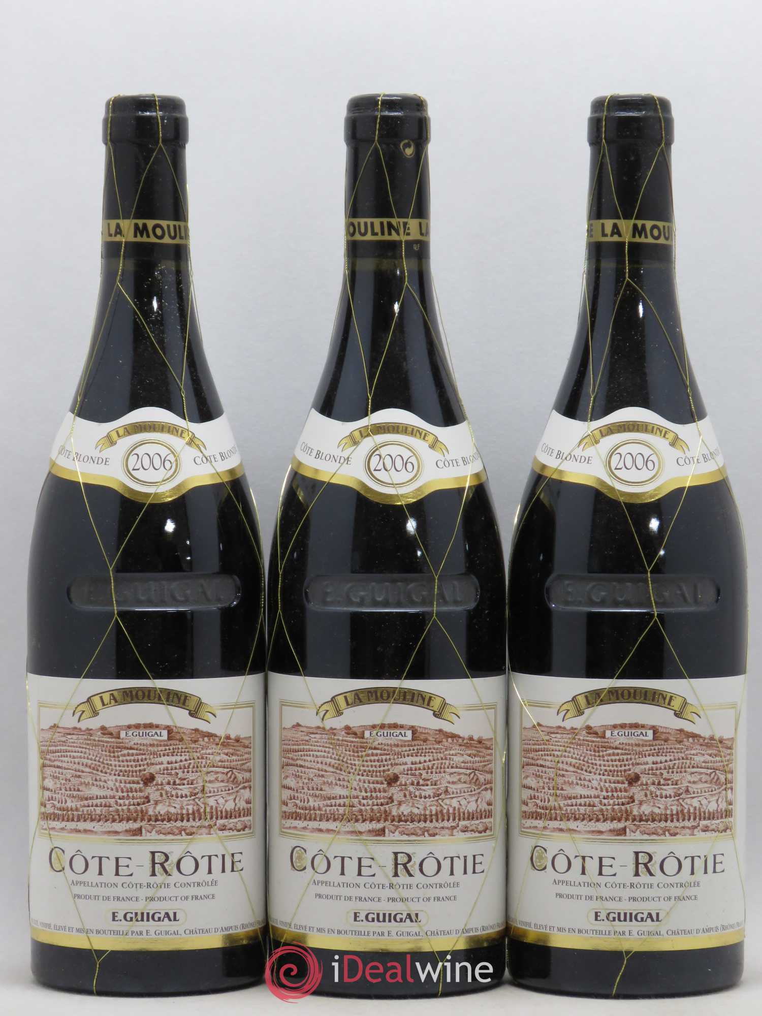 Côte-Rôtie La Mouline Guigal 2006 - Lot de 3 bouteilles - 0
