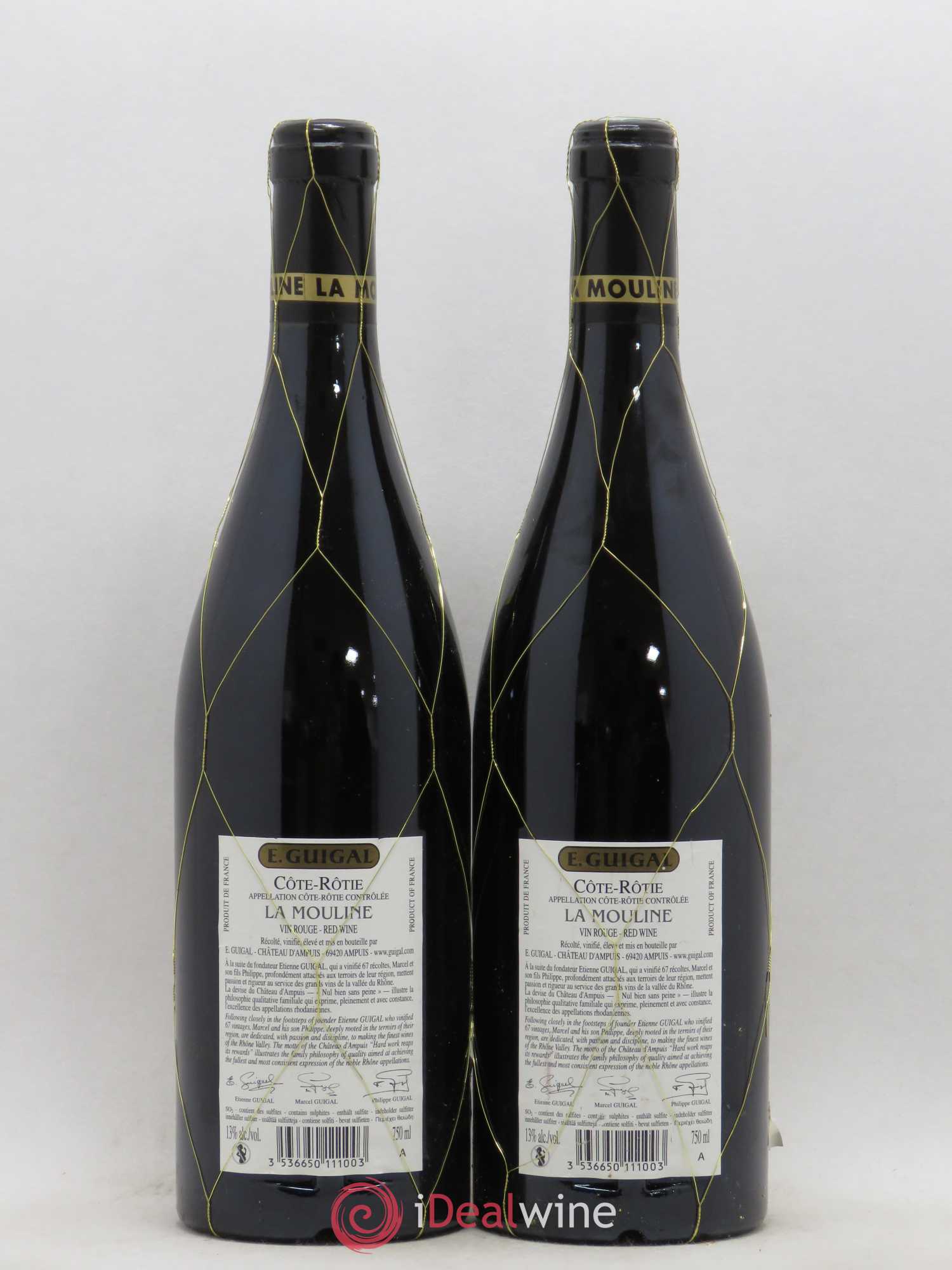 Côte-Rôtie La Mouline Guigal 2007 - Lot de 2 bouteilles - 1