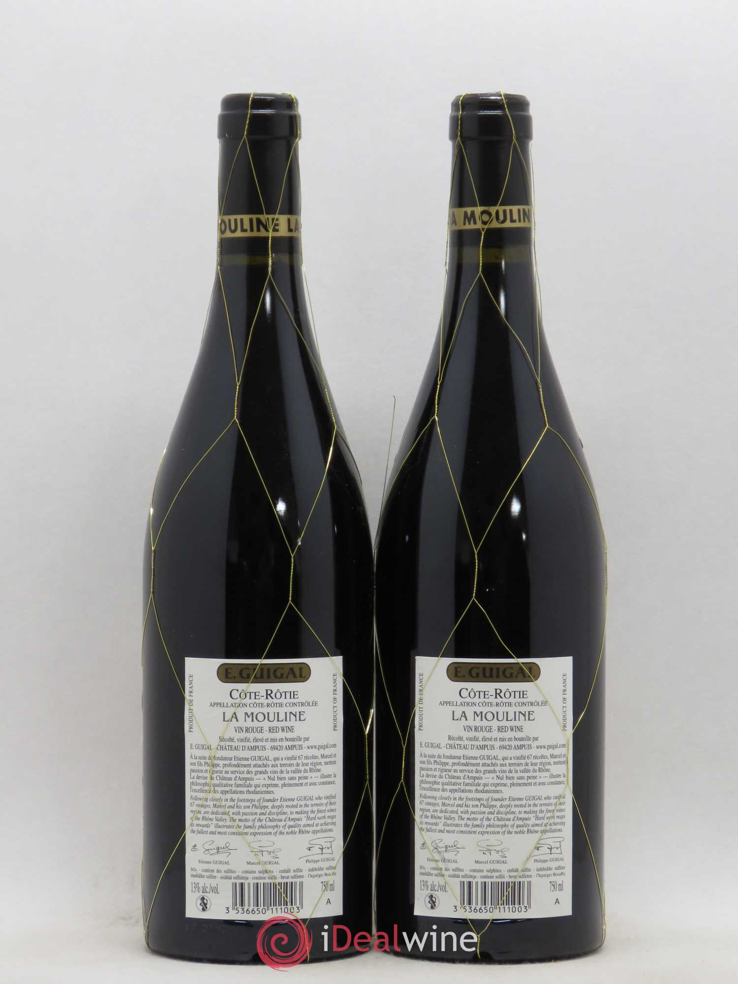 Côte-Rôtie La Mouline Guigal 2009 - Lot de 2 bouteilles - 1
