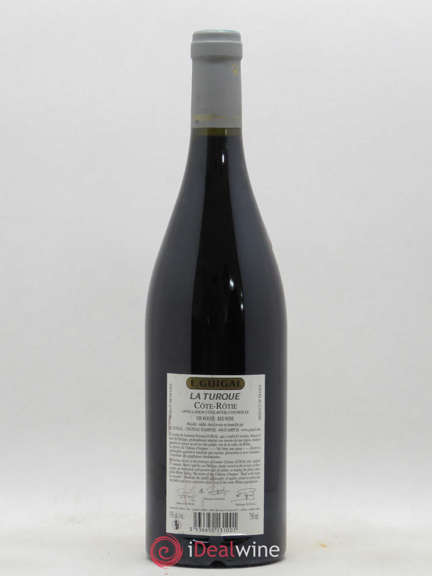 Côte-Rôtie La Turque Guigal 2005 - Lot de 1 bouteille - 1