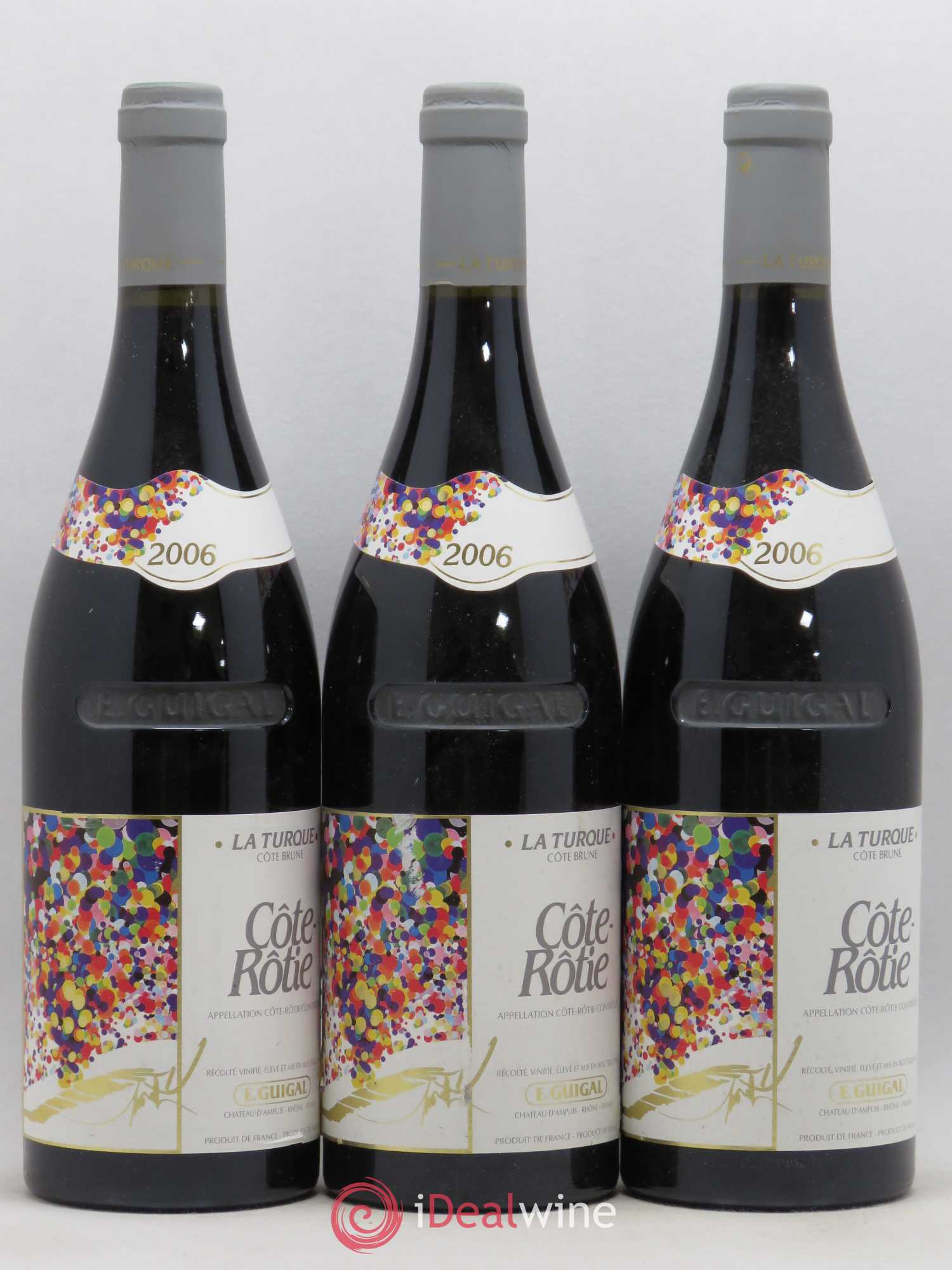 Côte-Rôtie La Turque Guigal 2006 - Lot de 3 bouteilles - 0
