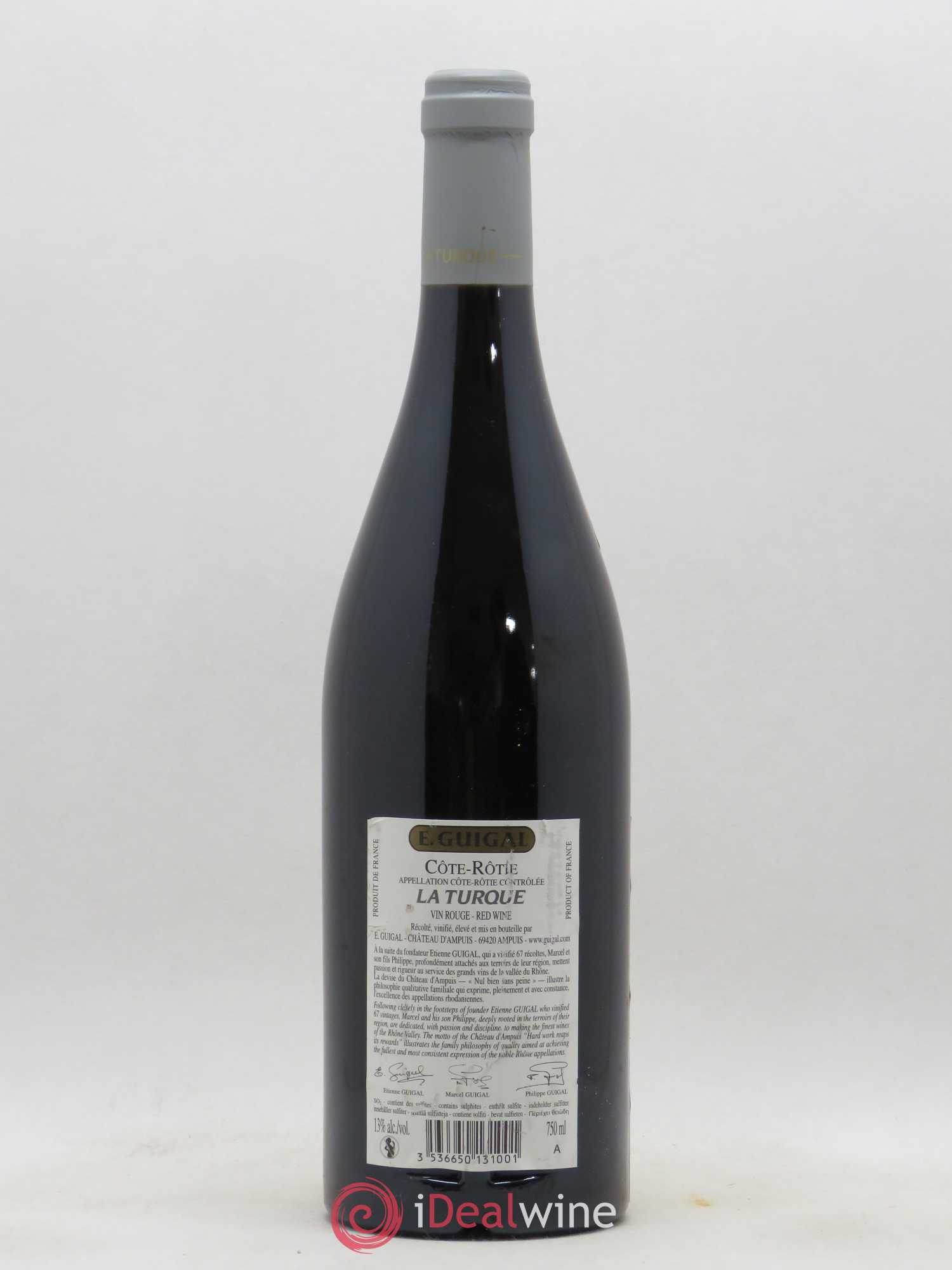 Côte-Rôtie La Turque Guigal 2007 - Lot de 1 bouteille - 1