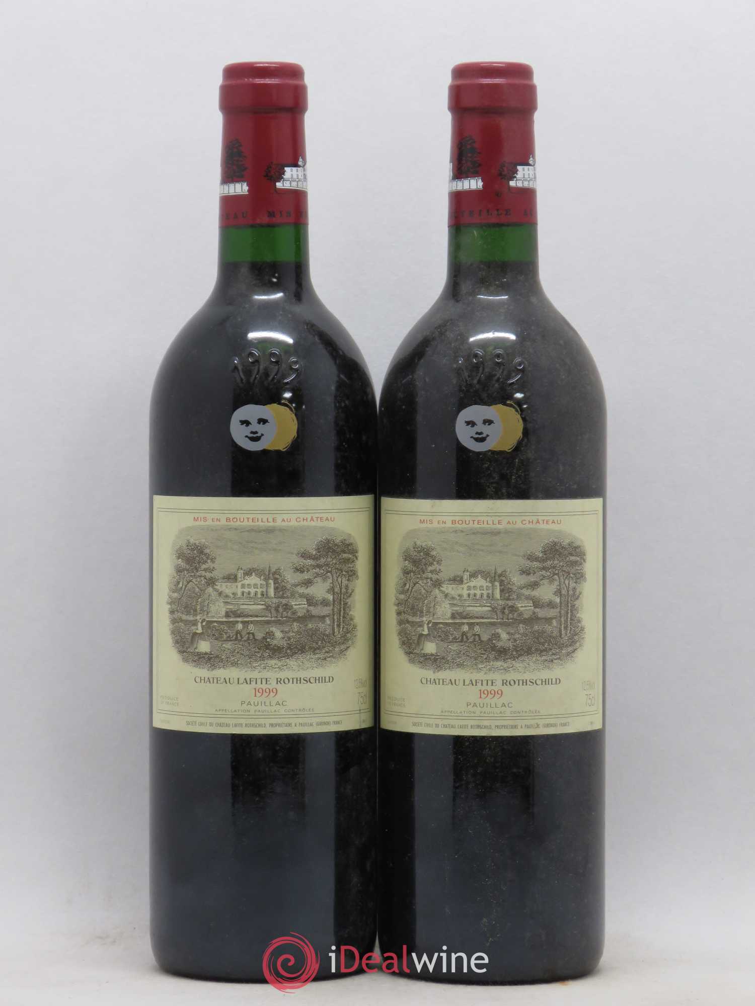 Château Lafite Rothschild 1er Grand Cru Classé 1999 - Lot de 2 bouteilles - 0