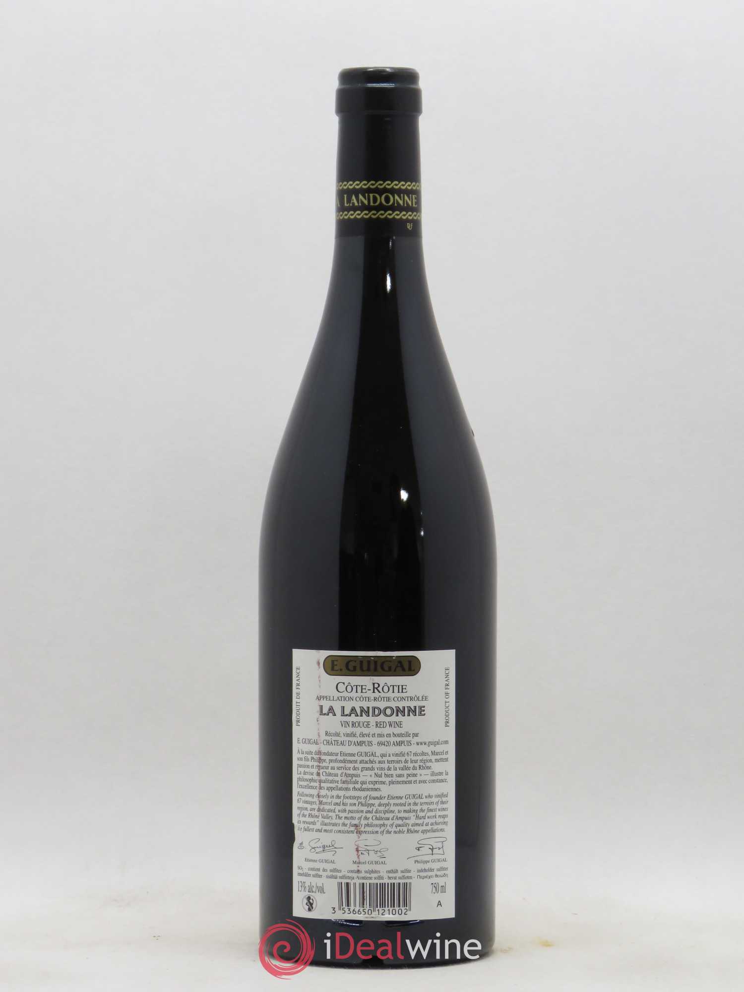 Côte-Rôtie La Landonne Guigal 2009 - Lot de 1 bouteille - 1