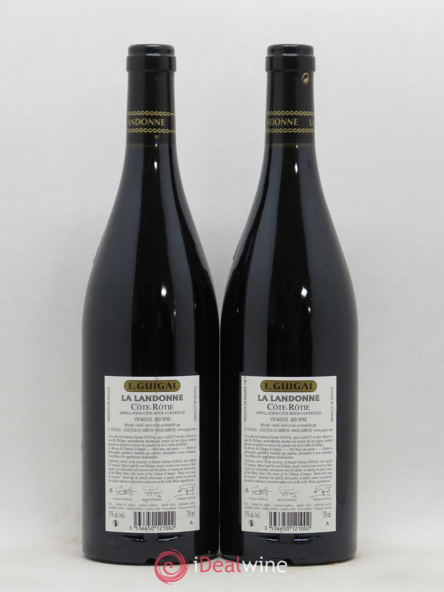 Côte-Rôtie La Landonne Guigal 2014 - Lot de 2 bouteilles - 1