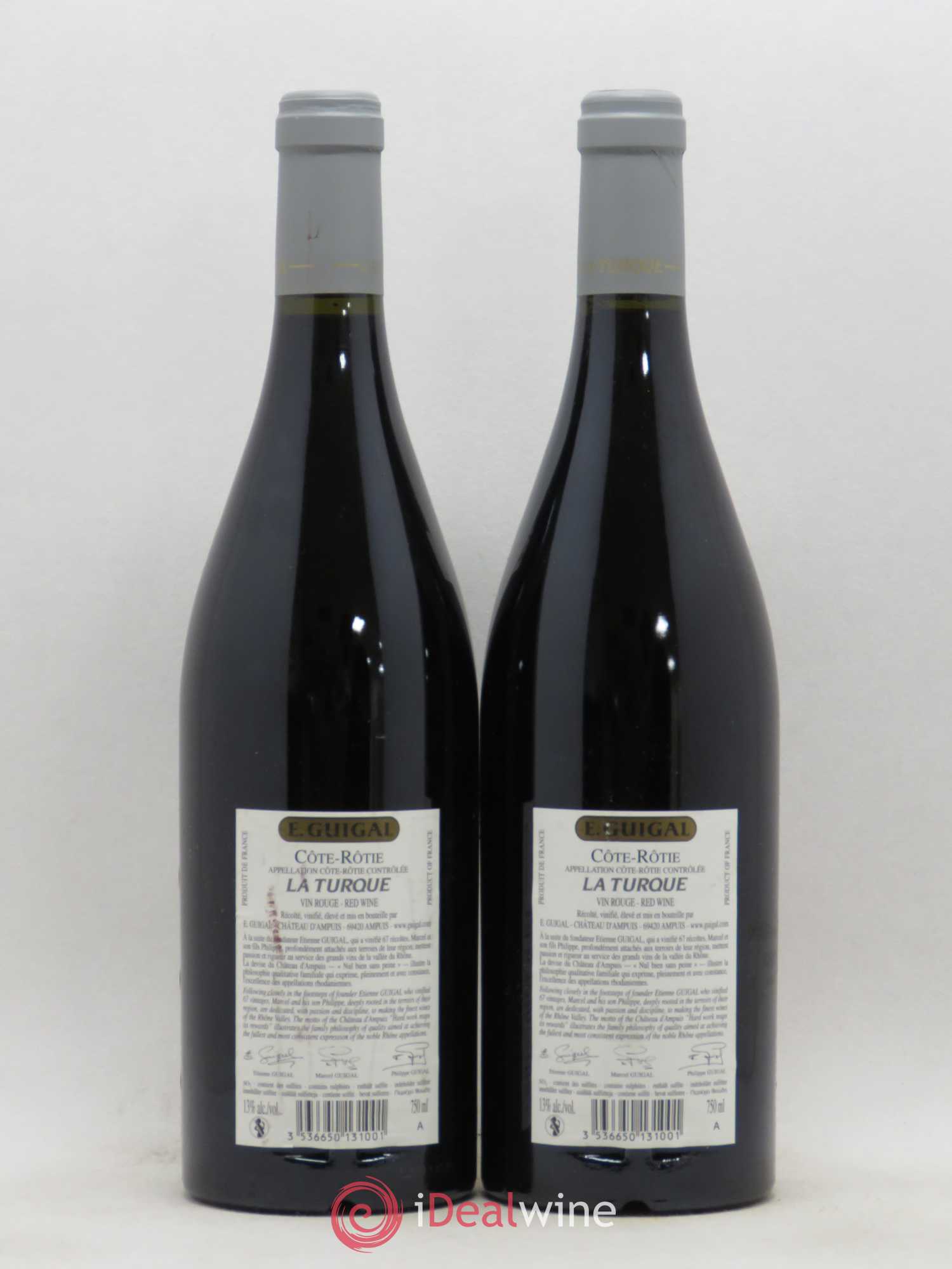 Côte-Rôtie La Turque Guigal 2007 - Lot de 2 bouteilles - 1