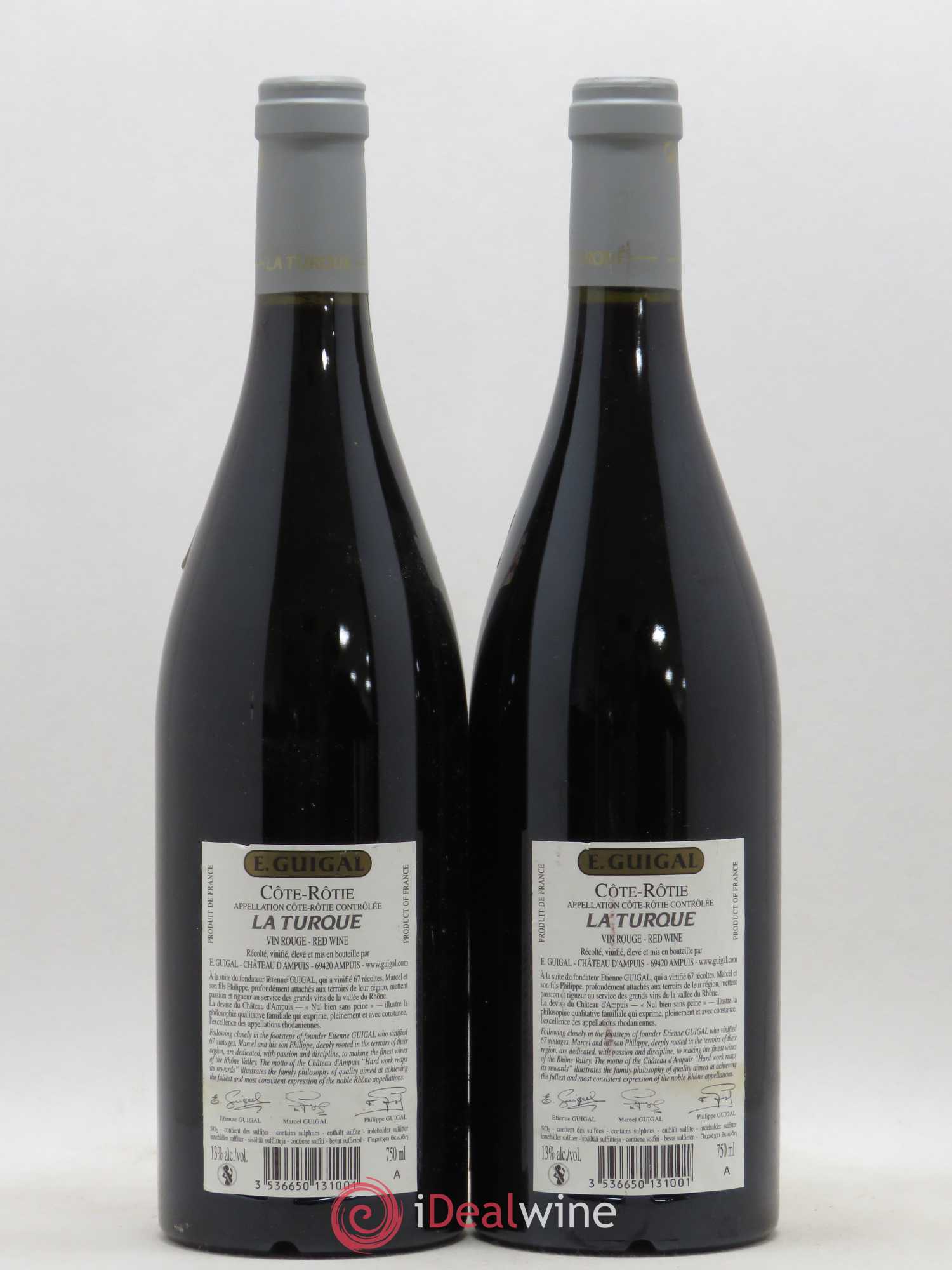 Côte-Rôtie La Turque Guigal 2009 - Lot de 2 bouteilles - 1