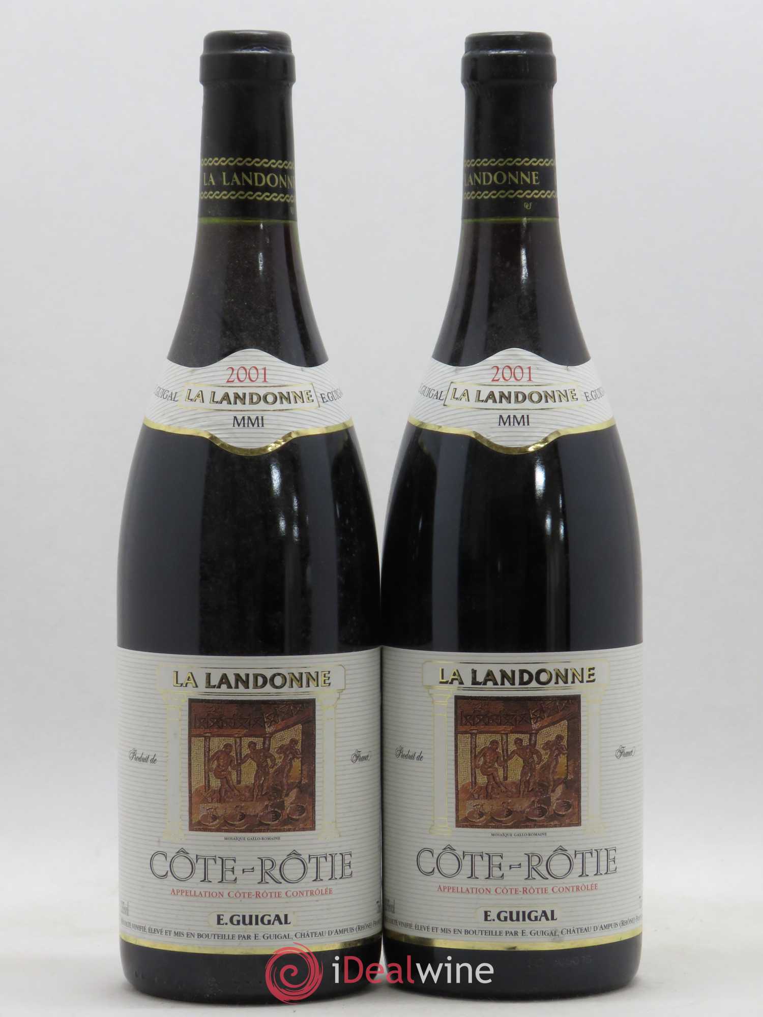 Côte-Rôtie La Landonne Guigal 2001 - Lot de 2 bouteilles - 0