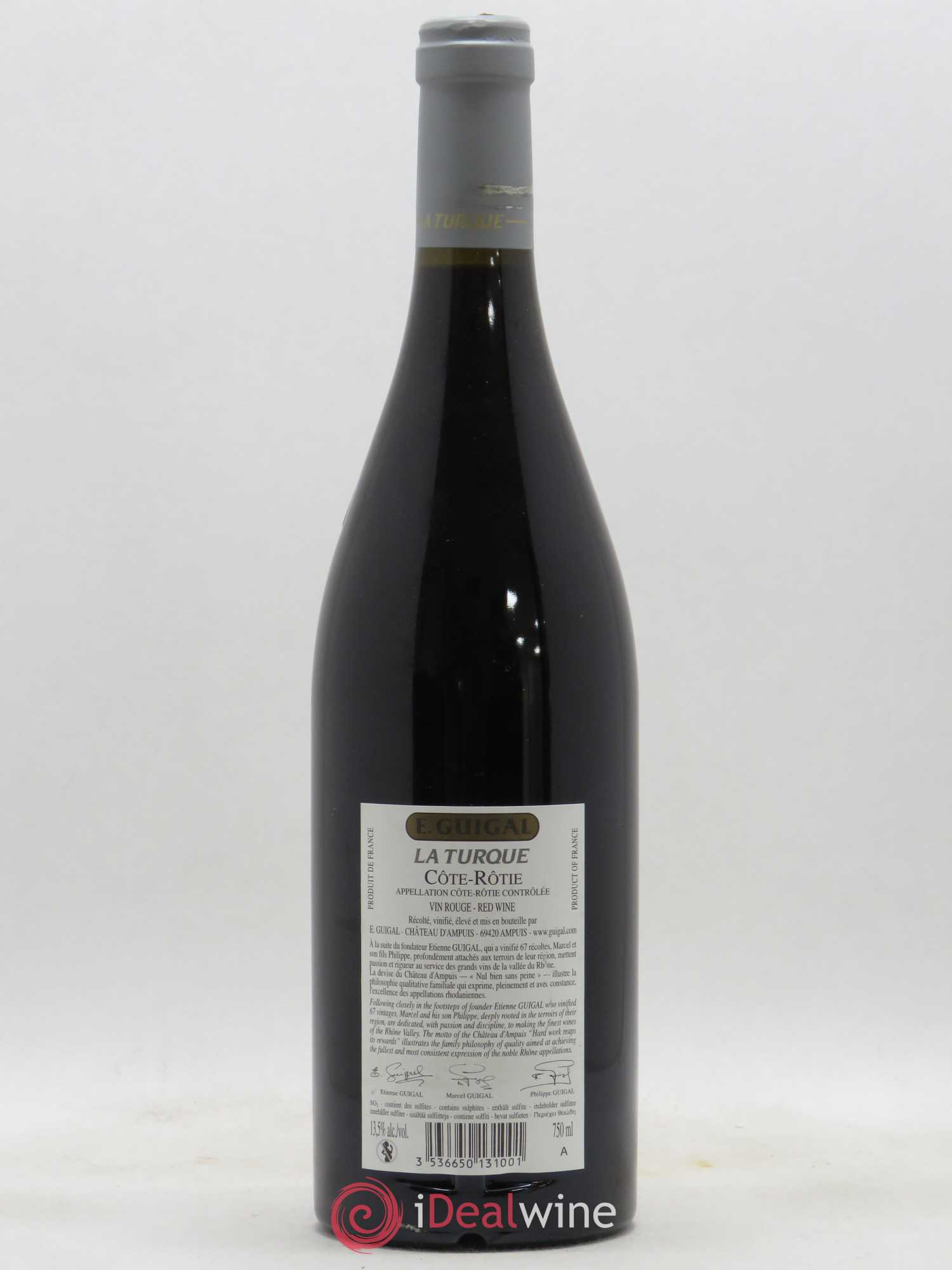 Côte-Rôtie La Turque Guigal 2012 - Lot de 1 bouteille - 1