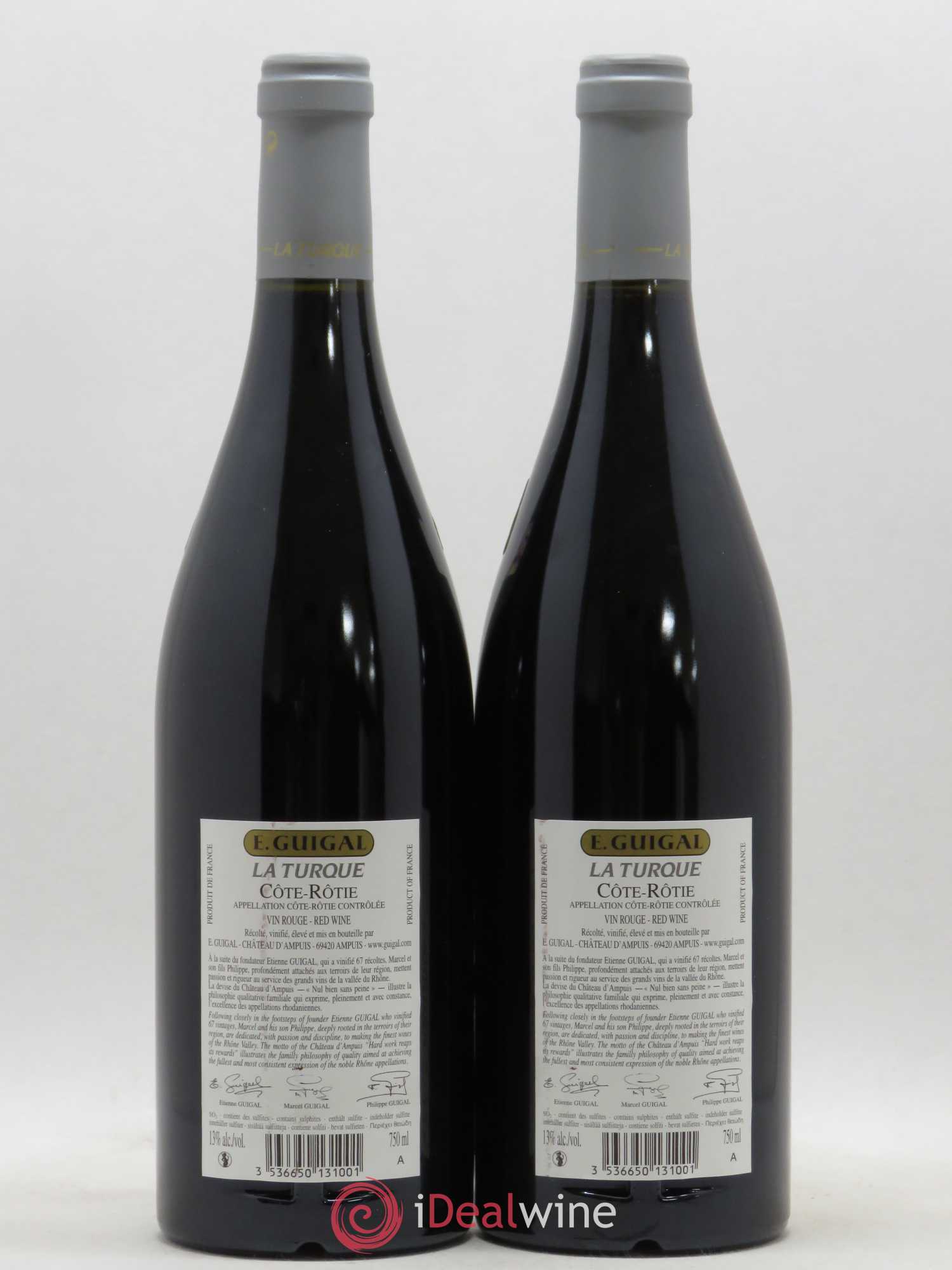 Côte-Rôtie La Turque Guigal 2014 - Lot de 2 bouteilles - 1