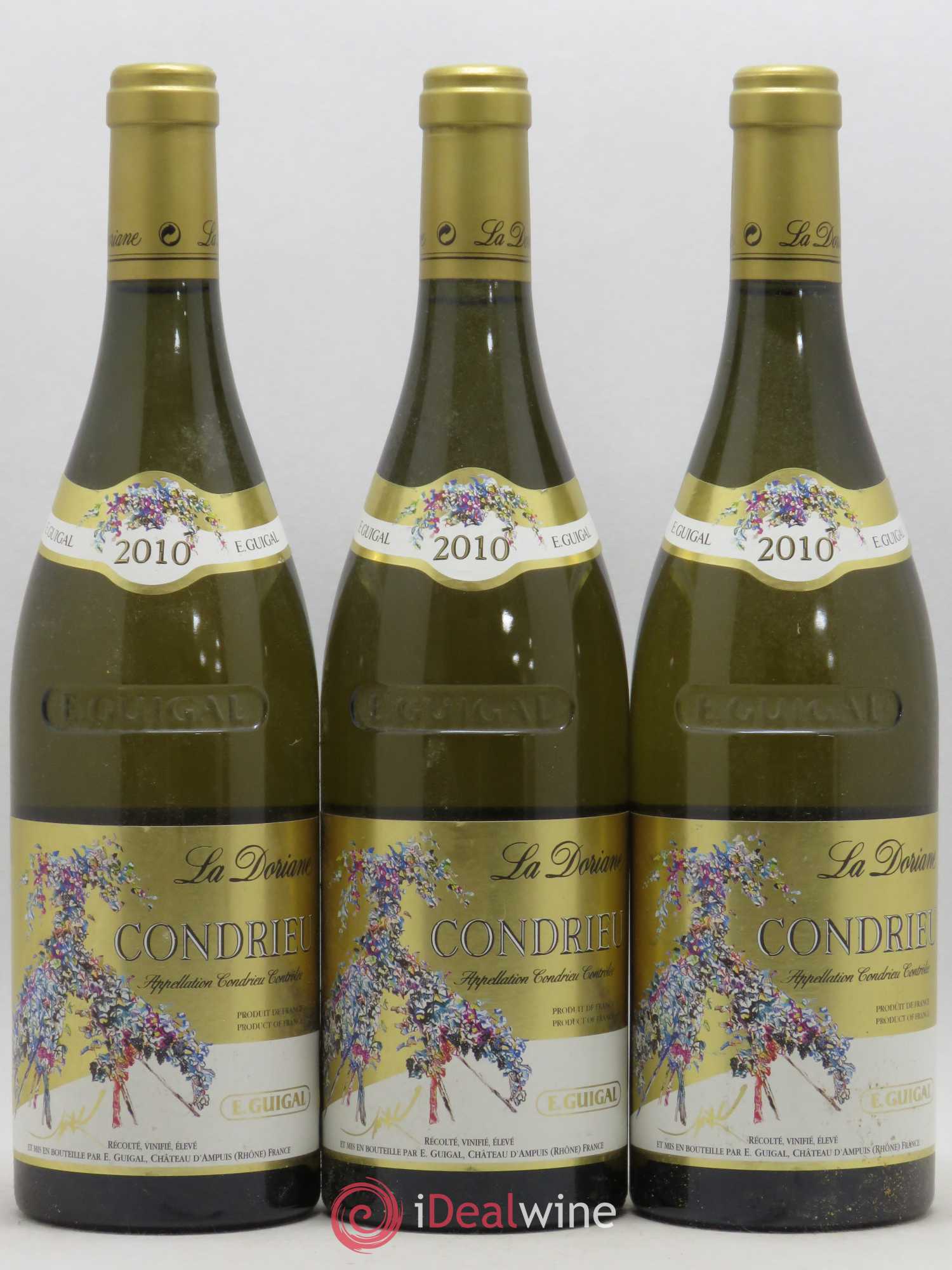 Condrieu La Doriane Guigal 2010 - Lot de 3 bouteilles - 0