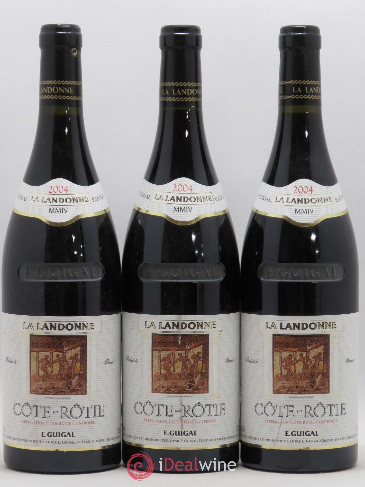 Côte-Rôtie La Landonne Guigal 2004 - Lot de 3 bouteilles - 0