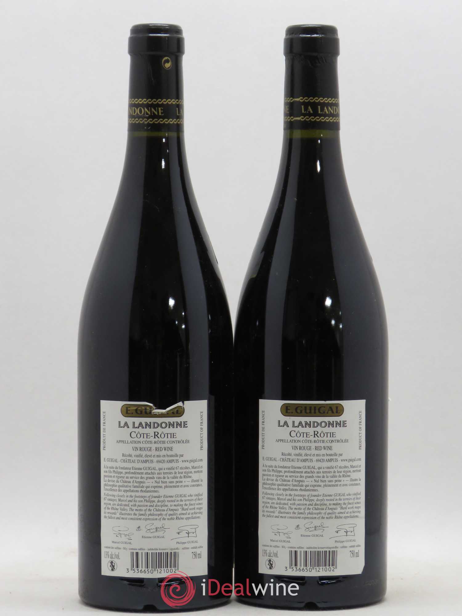Côte-Rôtie La Landonne Guigal 2004 - Lot de 2 bouteilles - 1