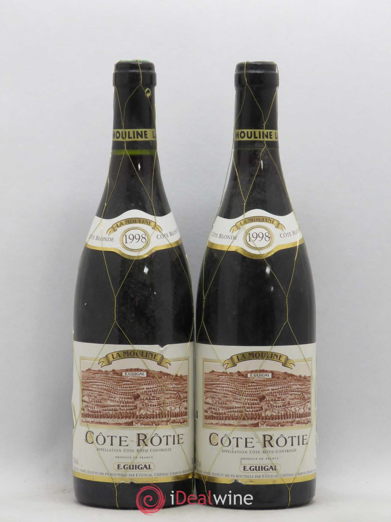 Côte-Rôtie La Mouline Guigal 1998 - Lot de 2 bouteilles - 0
