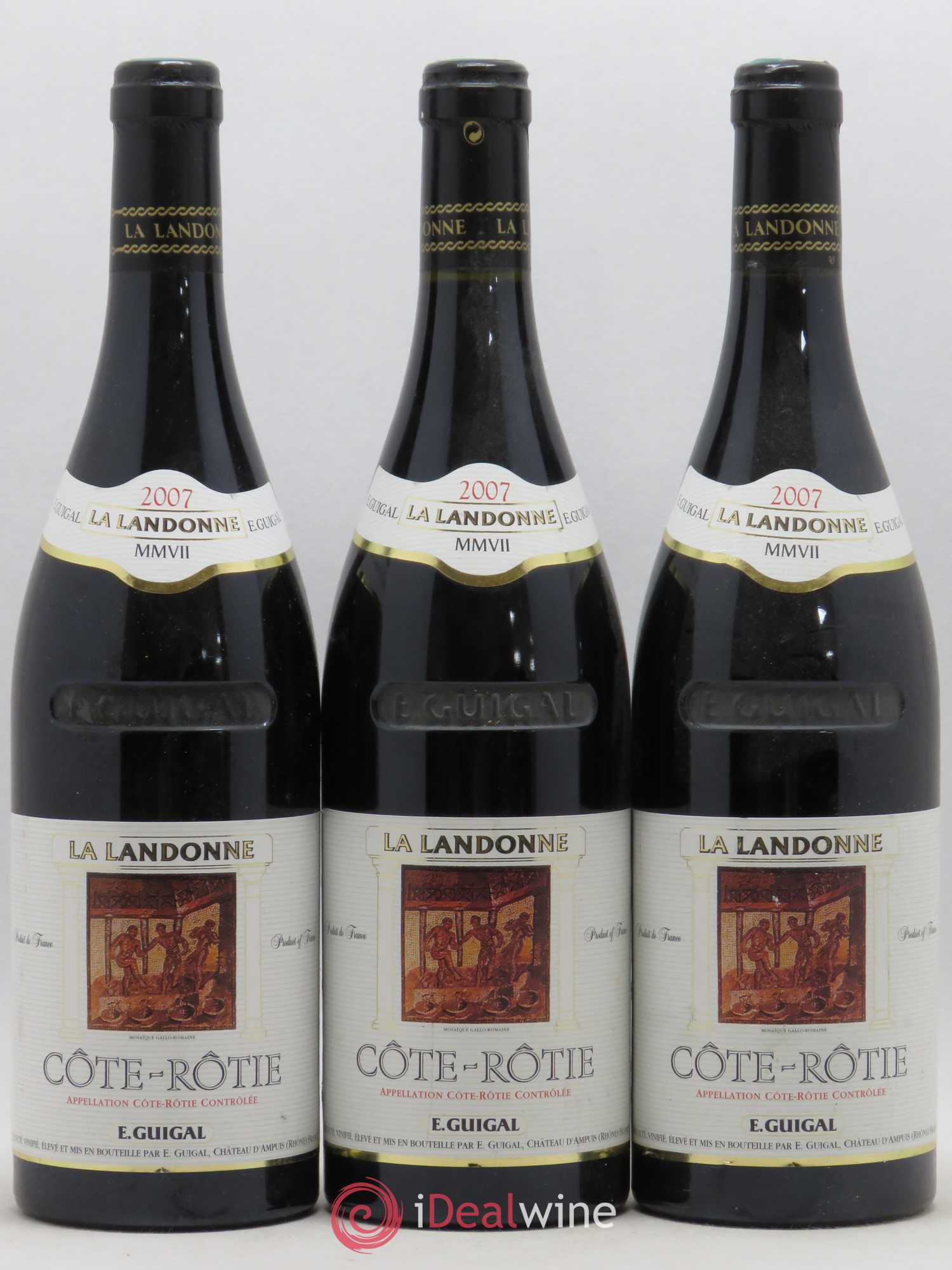 Côte-Rôtie La Landonne Guigal 2007 - Lot de 3 bouteilles - 0