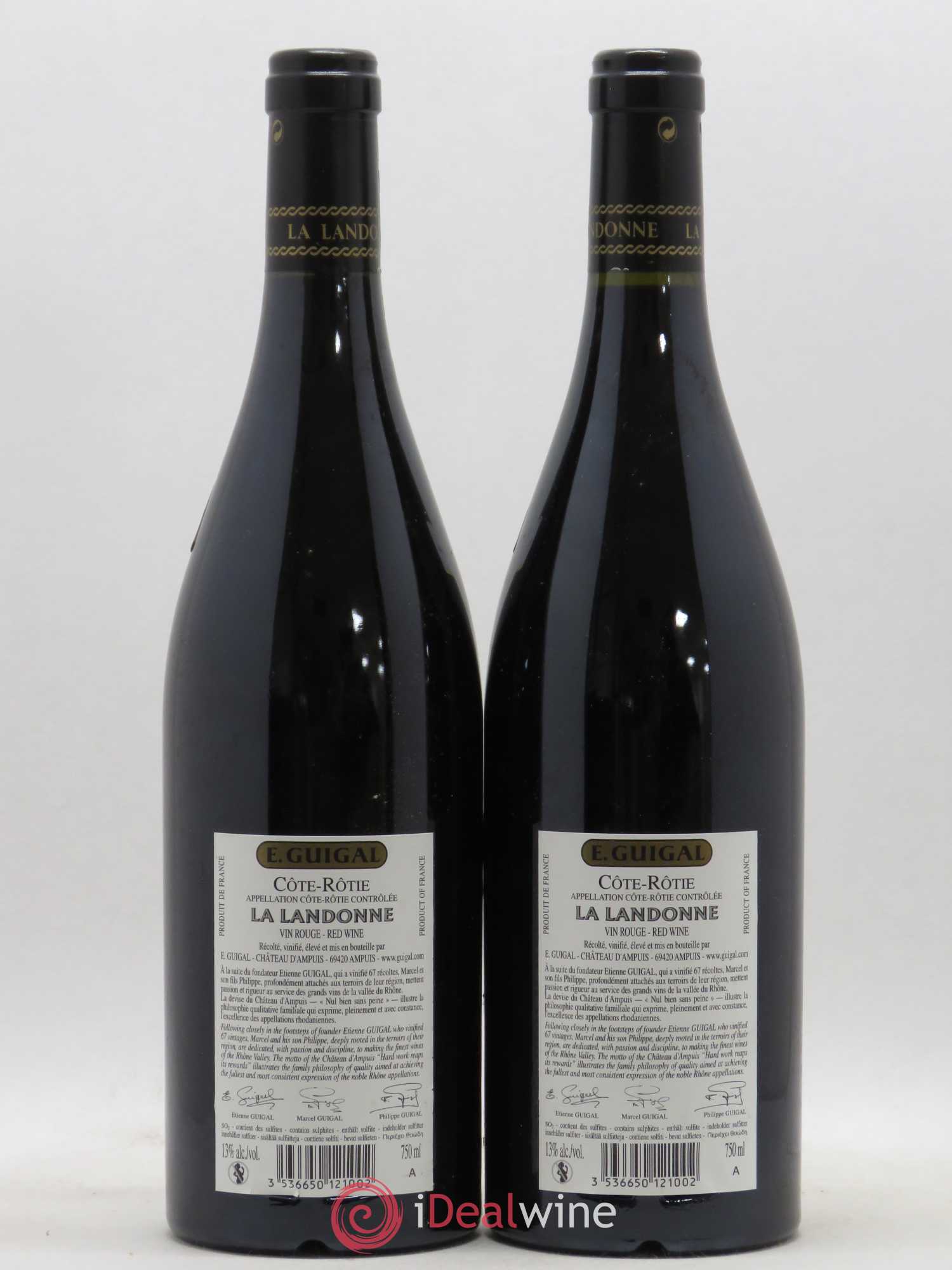 Côte-Rôtie La Landonne Guigal 2008 - Lot de 2 bouteilles - 1