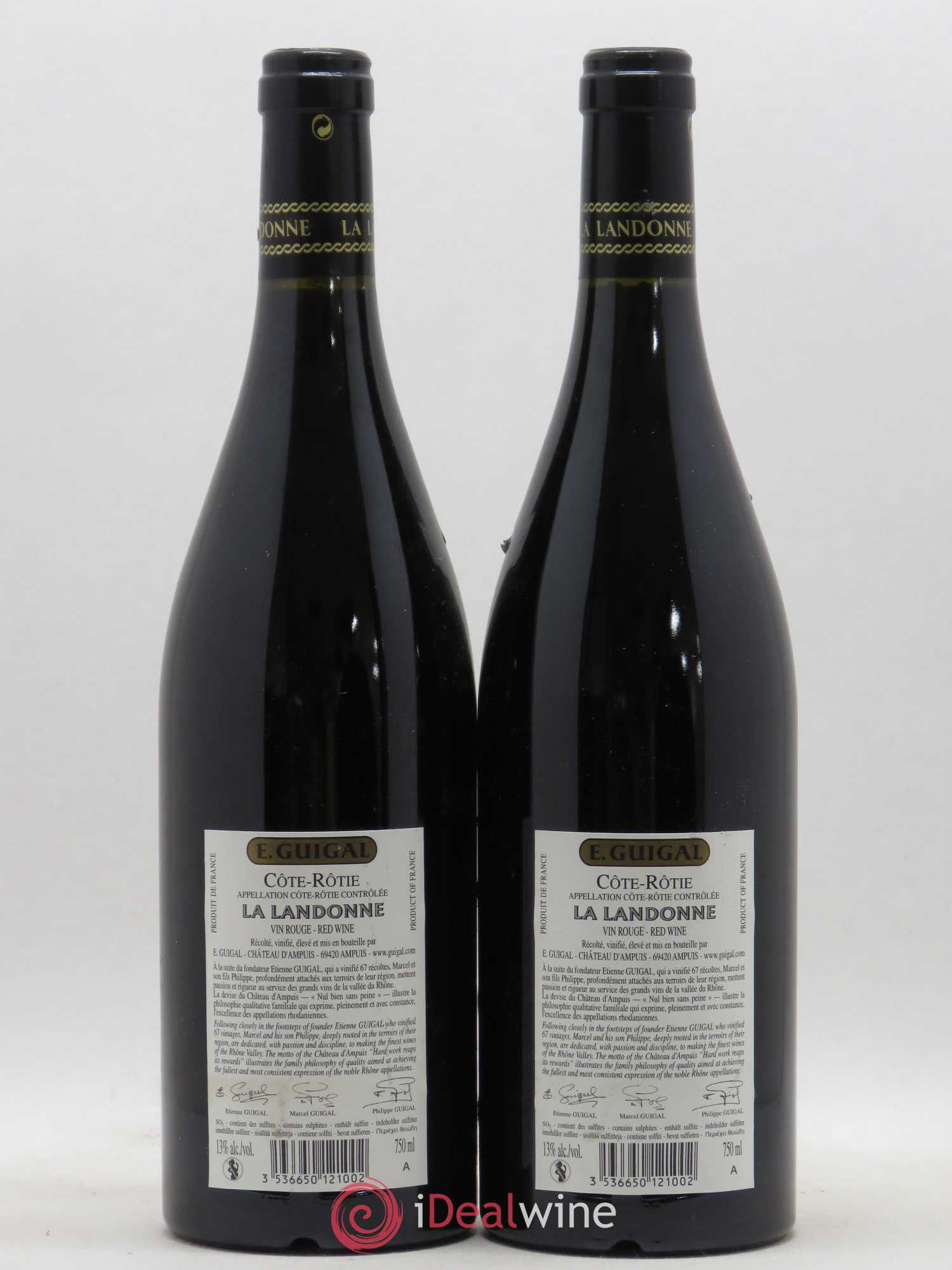 Côte-Rôtie La Landonne Guigal 2009 - Lot de 2 bouteilles - 1