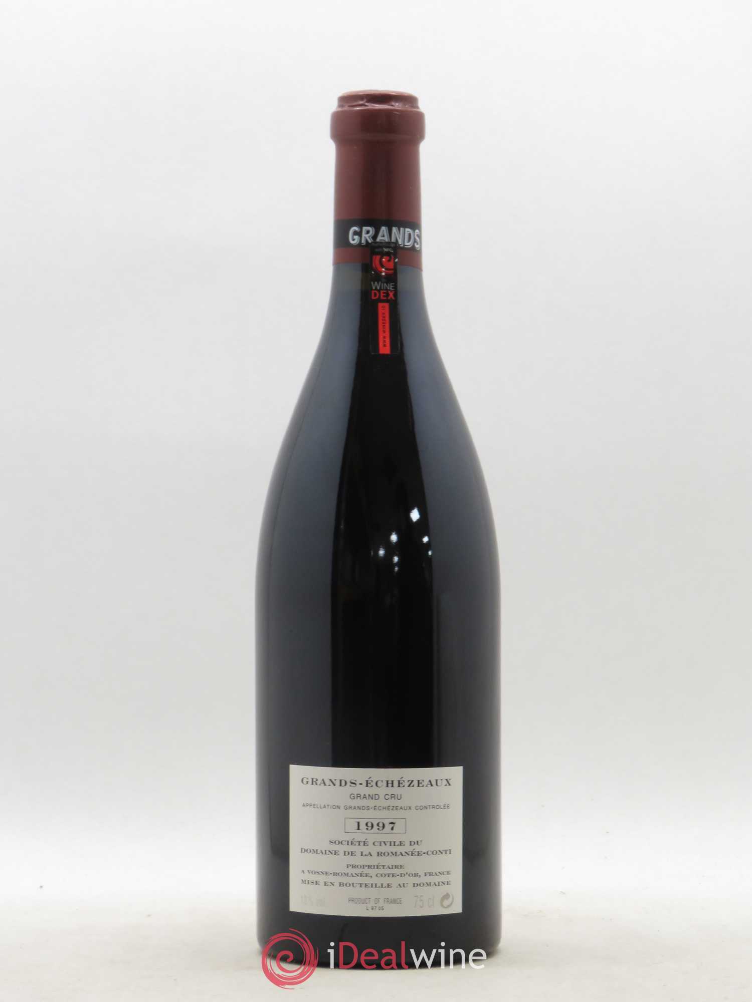 Grands-Echezeaux Grand Cru Domaine de la Romanée-Conti 1997 - Lot de 1 bouteille - 1