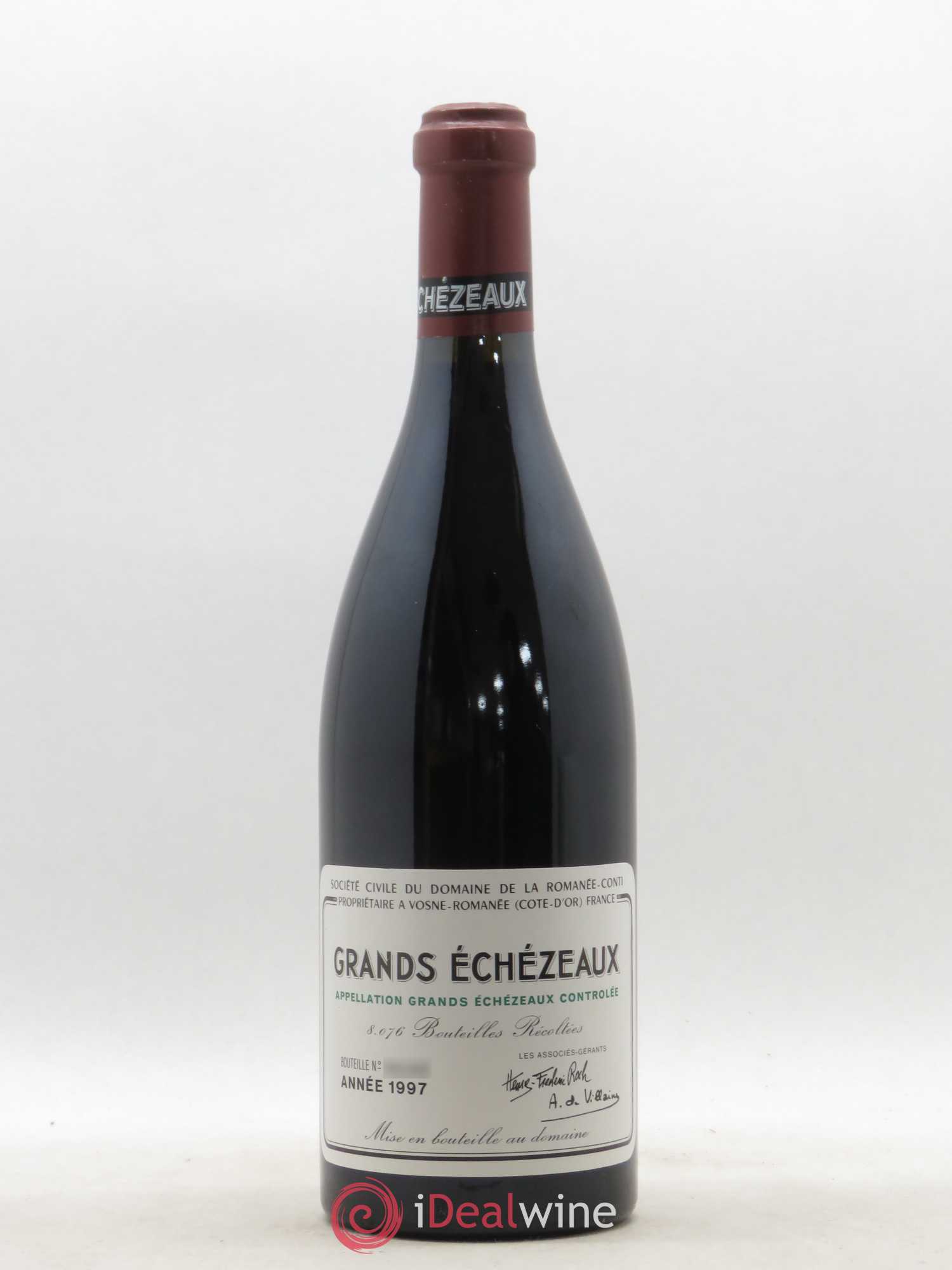 Grands-Echezeaux Grand Cru Domaine de la Romanée-Conti 1997 - Lot de 1 bouteille - 0