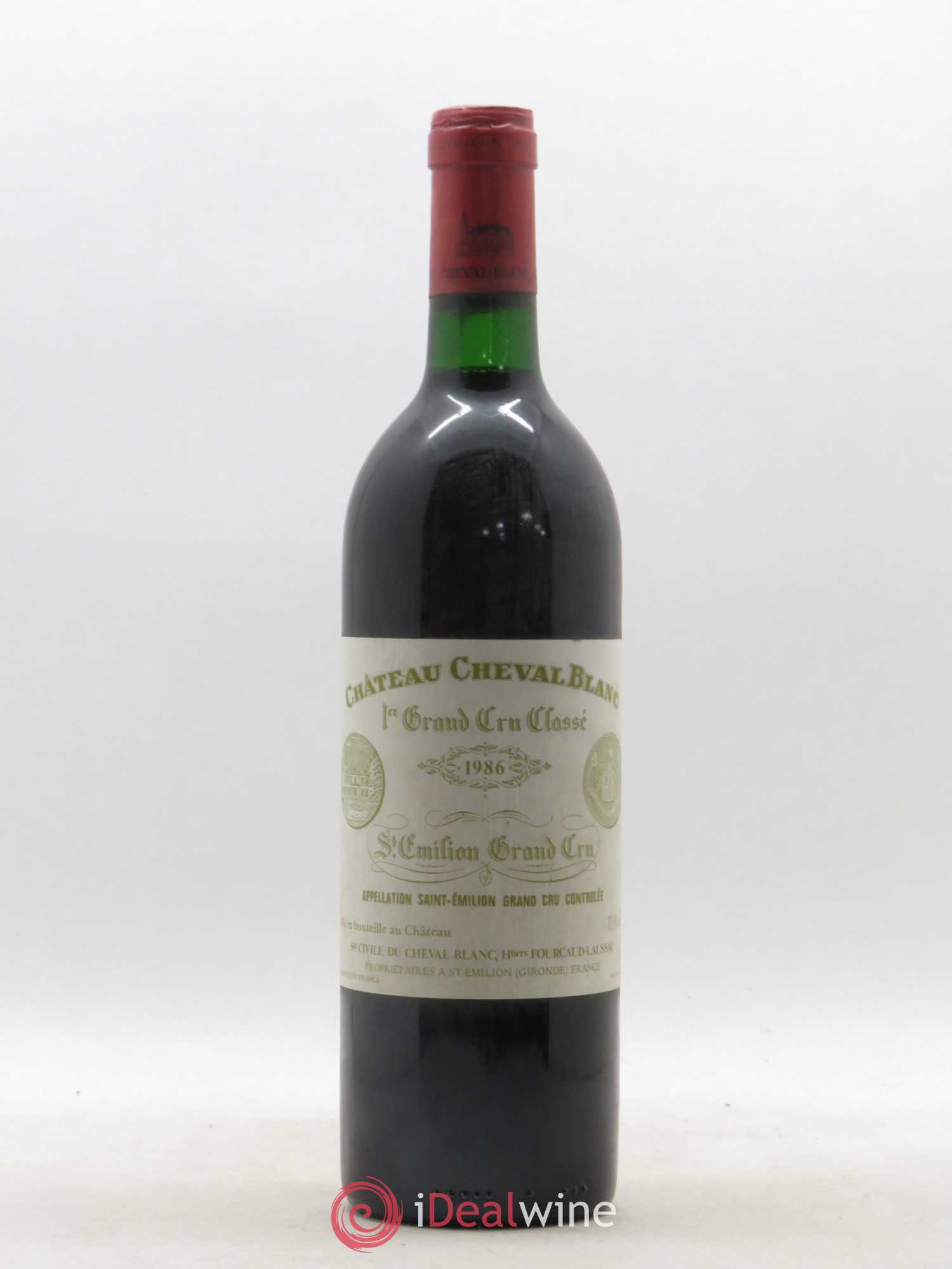 Château Cheval Blanc 1er Grand Cru Classé A 1986 - Lot de 1 bouteille - 0