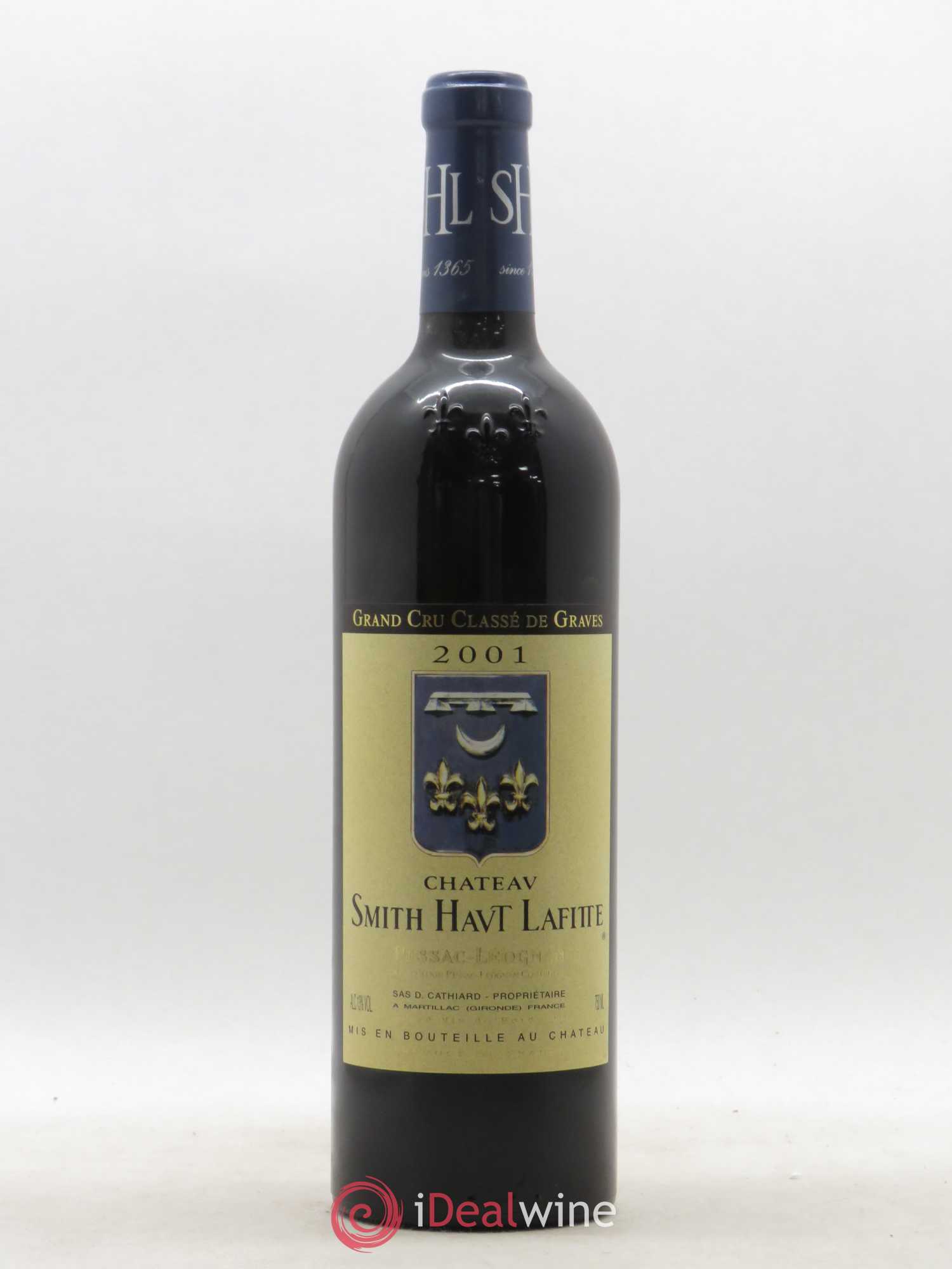 Château Smith Haut Lafitte Cru Classé de Graves 2001 - Lot de 1 bouteille - 0