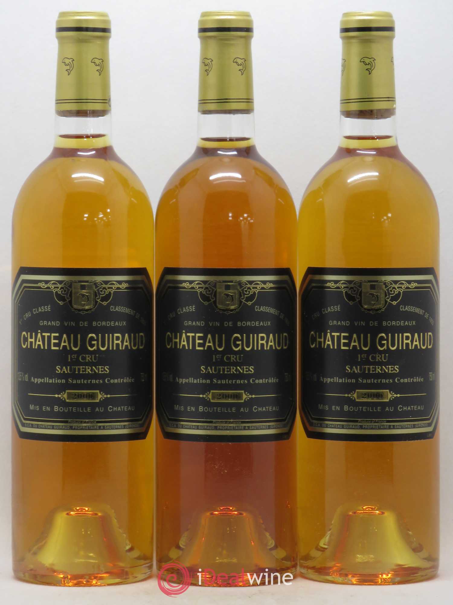 Château Guiraud 1er Grand Cru Classé 2000 - Lotto di 6 bottiglie - 1