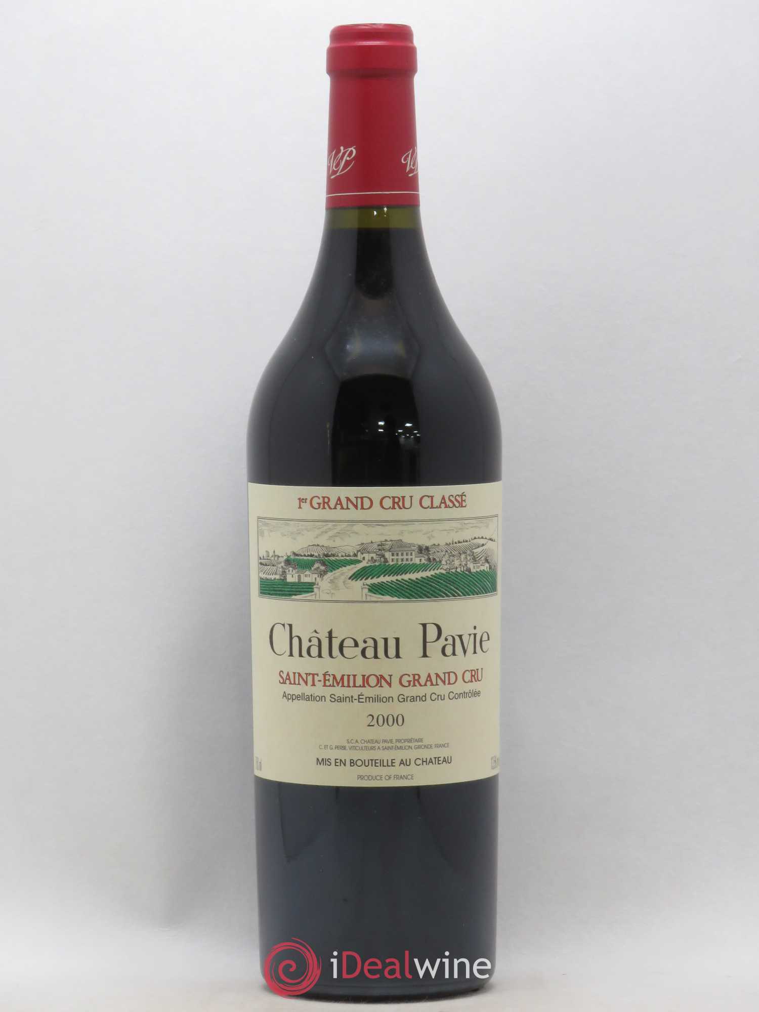 Château Pavie 1er Grand Cru Classé A 2000 - Lot de 1 bouteille - 0