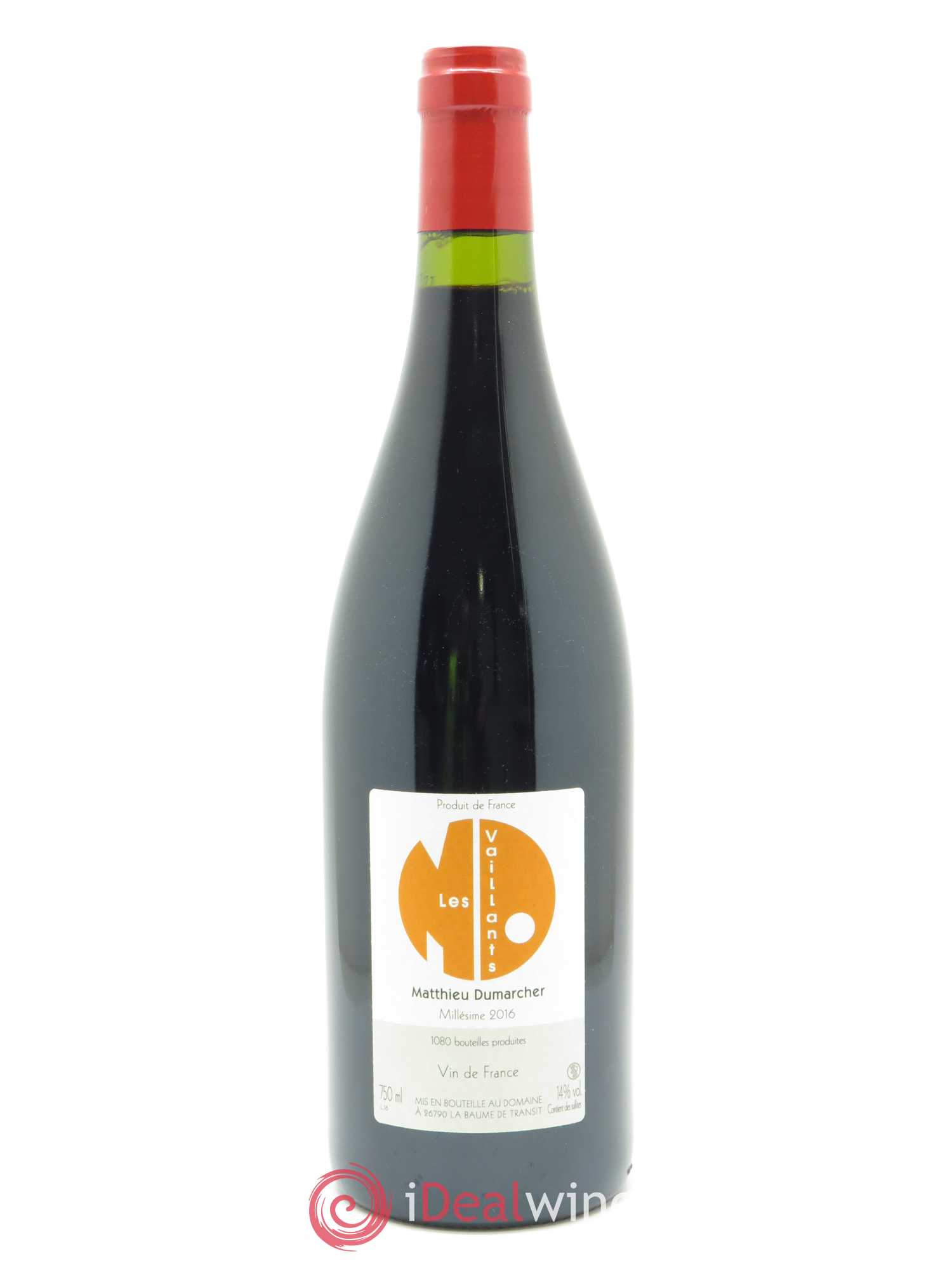 Vin de France Les Vaillants Matthieu Dumarcher 2016 - Lot de 1 bouteille - 0