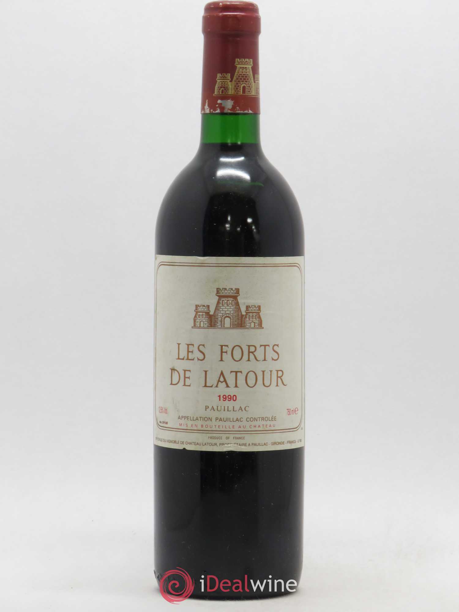 Les Forts de Latour Second Vin 1990 - Lot de 1 bouteille - 0