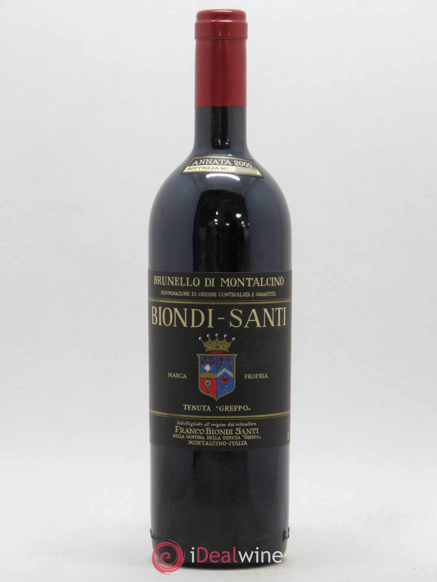 Brunello di Montalcino DOCG Riserva Biondi-Santi Tenuta Greppo 2000 - Lot de 1 bouteille - 0