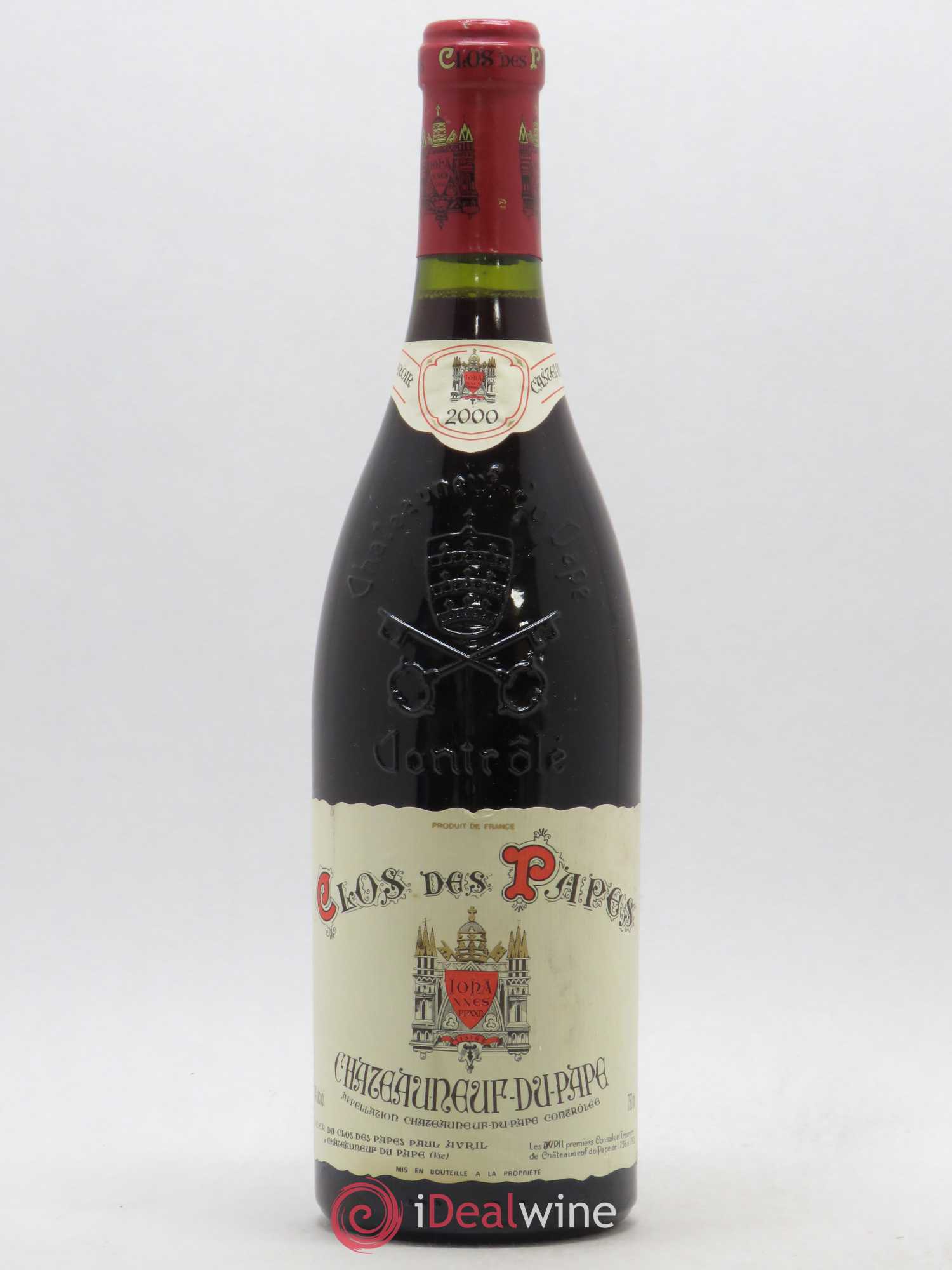 Châteauneuf-du-Pape Clos des Papes - Paul Avril 2000 - Lot de 1 bouteille - 0