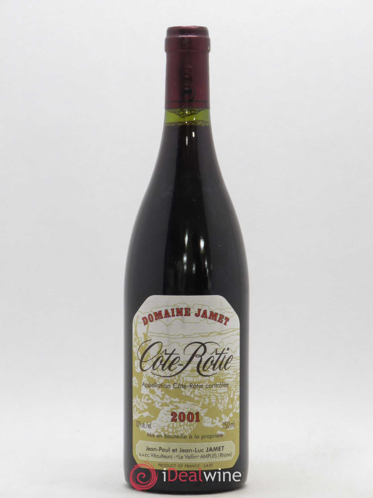 Côte-Rôtie Jamet (Domaine) 2001 - Lot de 1 bouteille - 0