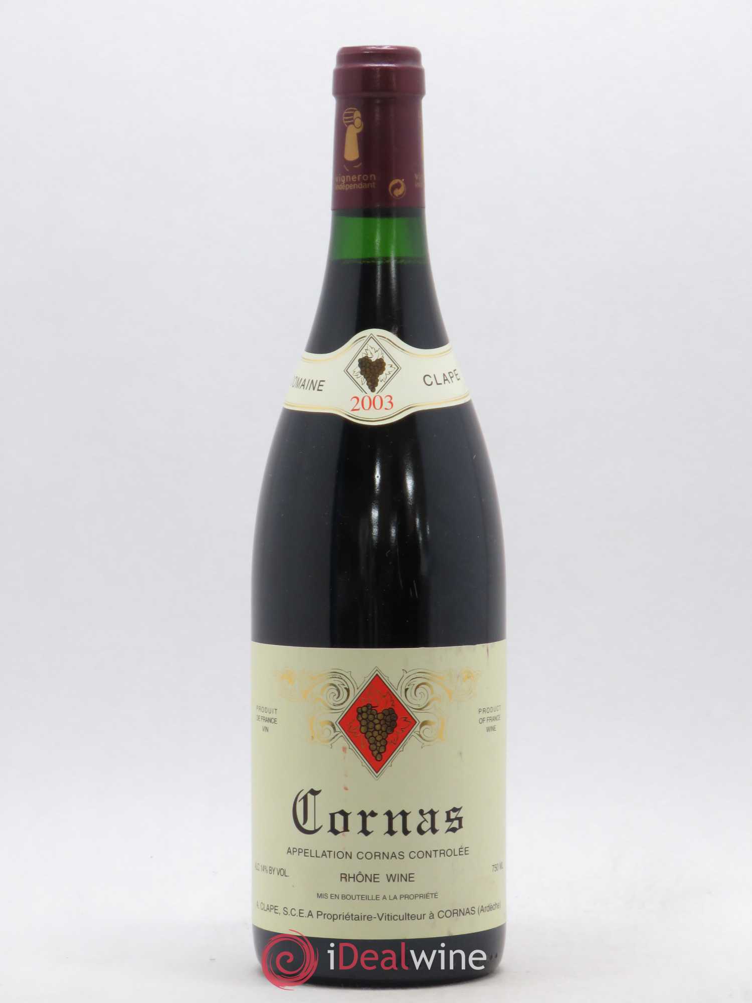 Cornas Auguste Clape 2003 - Posten von 1 Flasche - 0