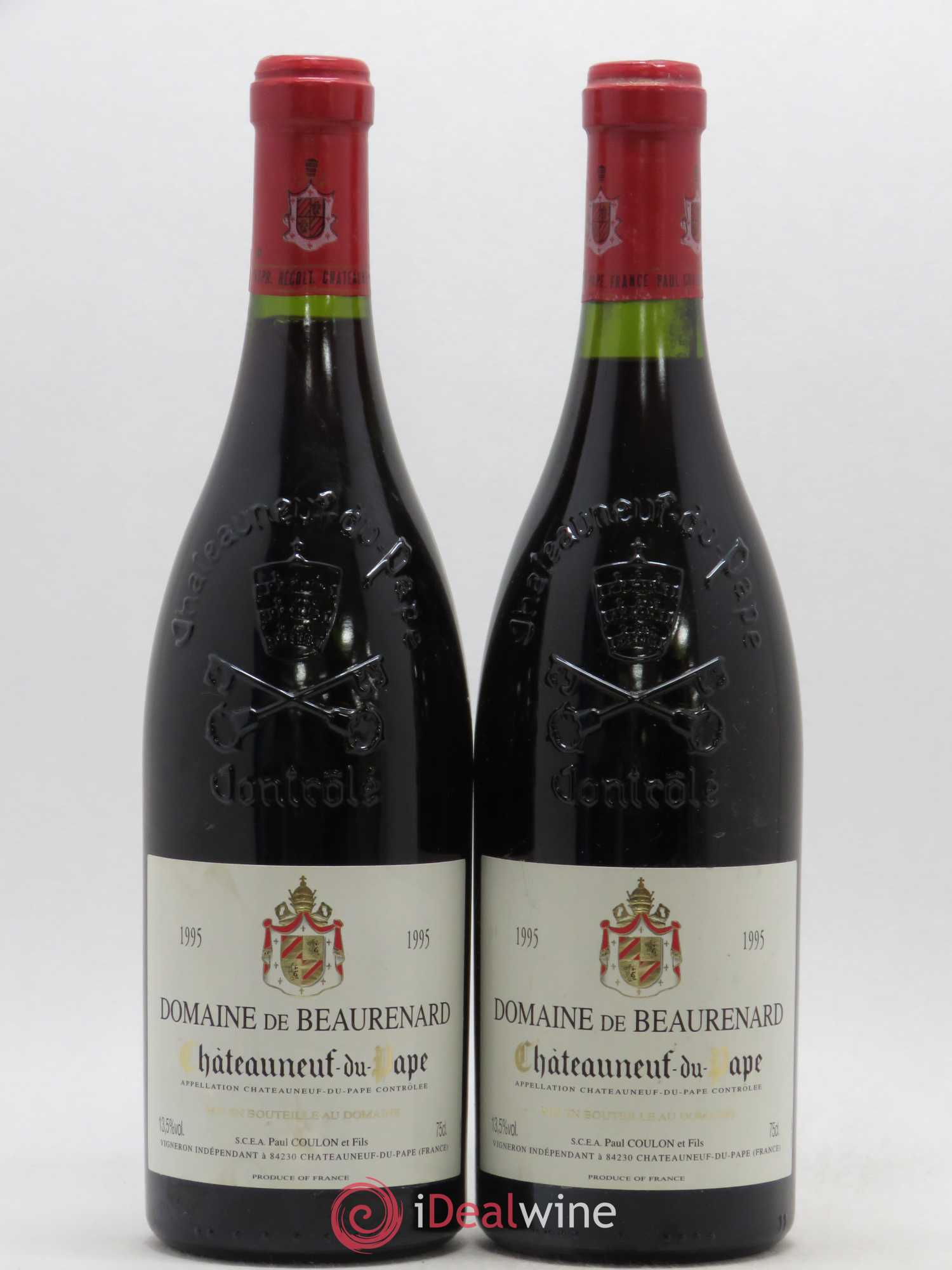 Châteauneuf-du-Pape Beaurenard (Domaine de) 1995 - Lot de 2 bouteilles - 0
