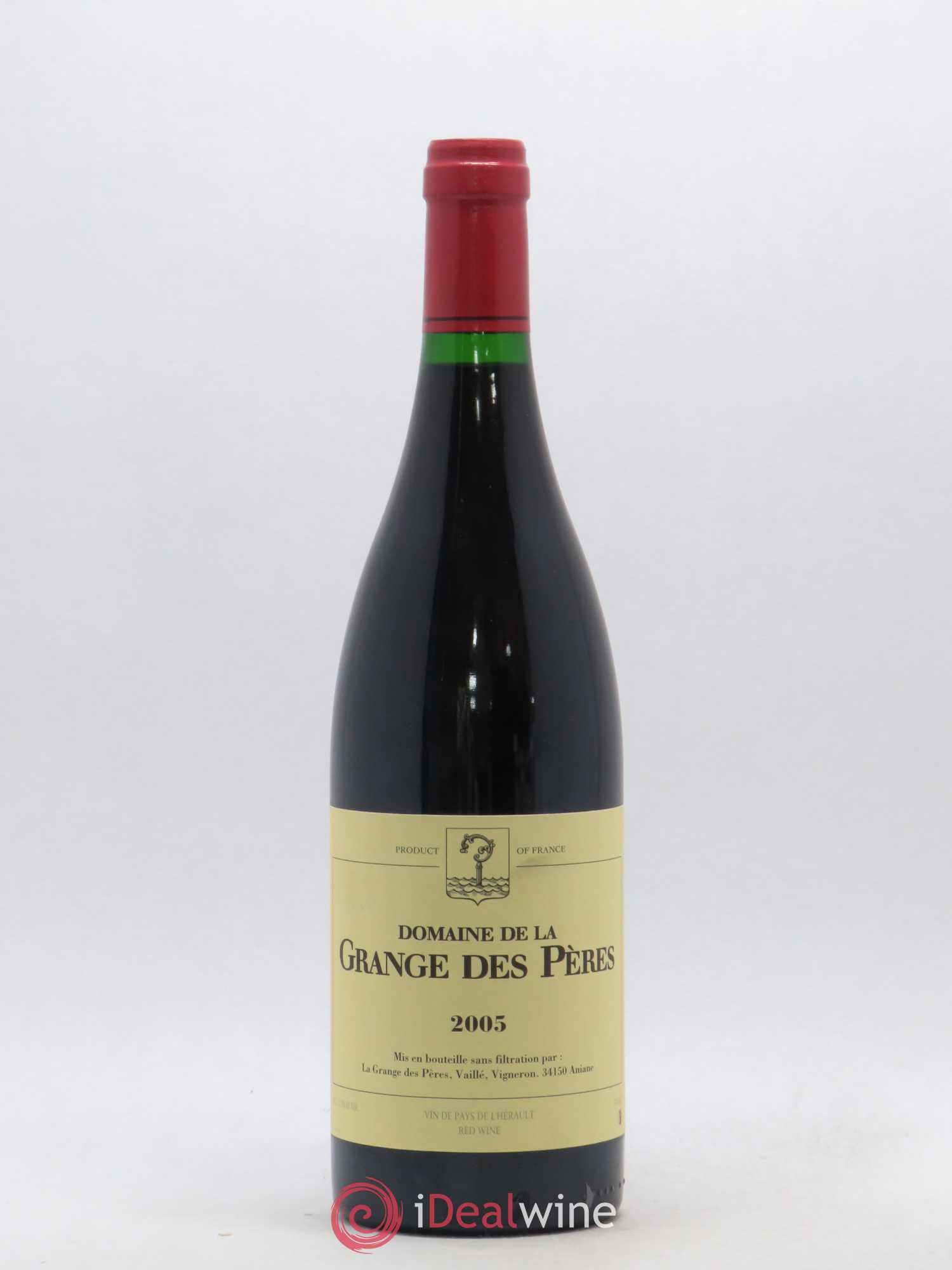 Pays d'Hérault Grange des Pères Laurent Vaillé 2005 - Lot de 1 bouteille - 0