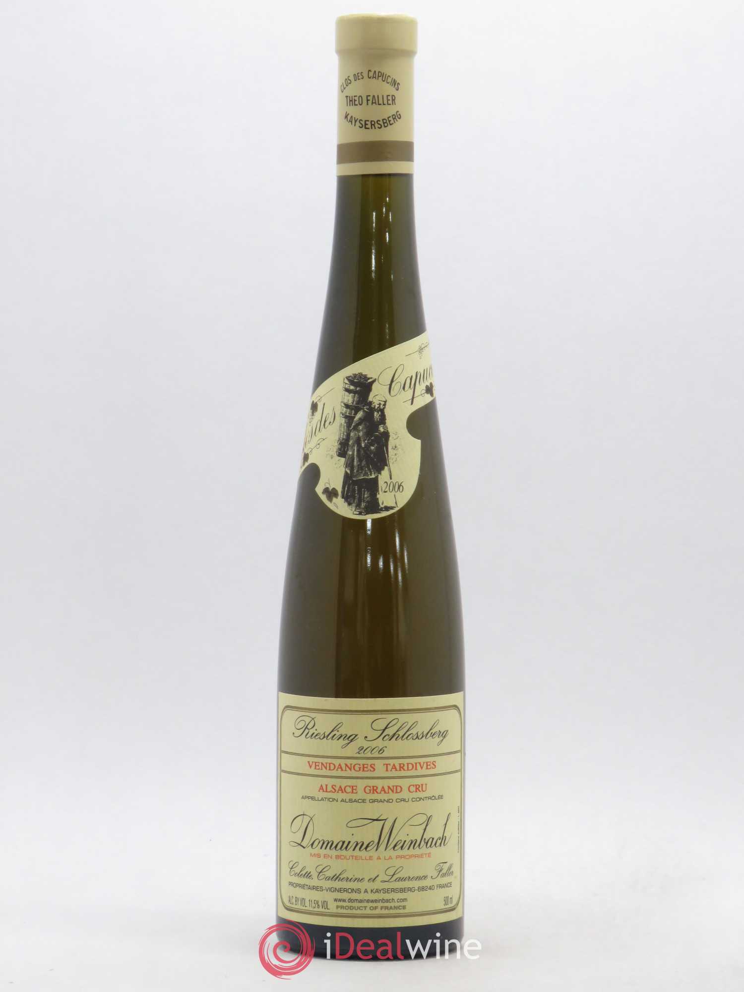 Alsace Riesling Vendanges Tardives Grand Cru Schlossberg Weinbach (Domaine) 2006 - Lotto di 1 bottiglia - 0