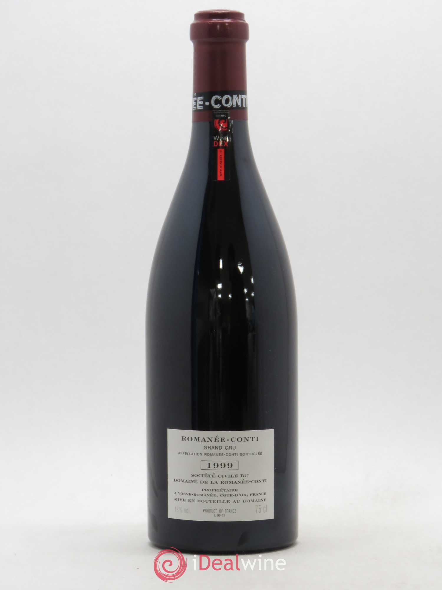 Romanée-Conti Grand Cru Domaine de la Romanée-Conti 1999 - Lot de 1 bouteille - 1