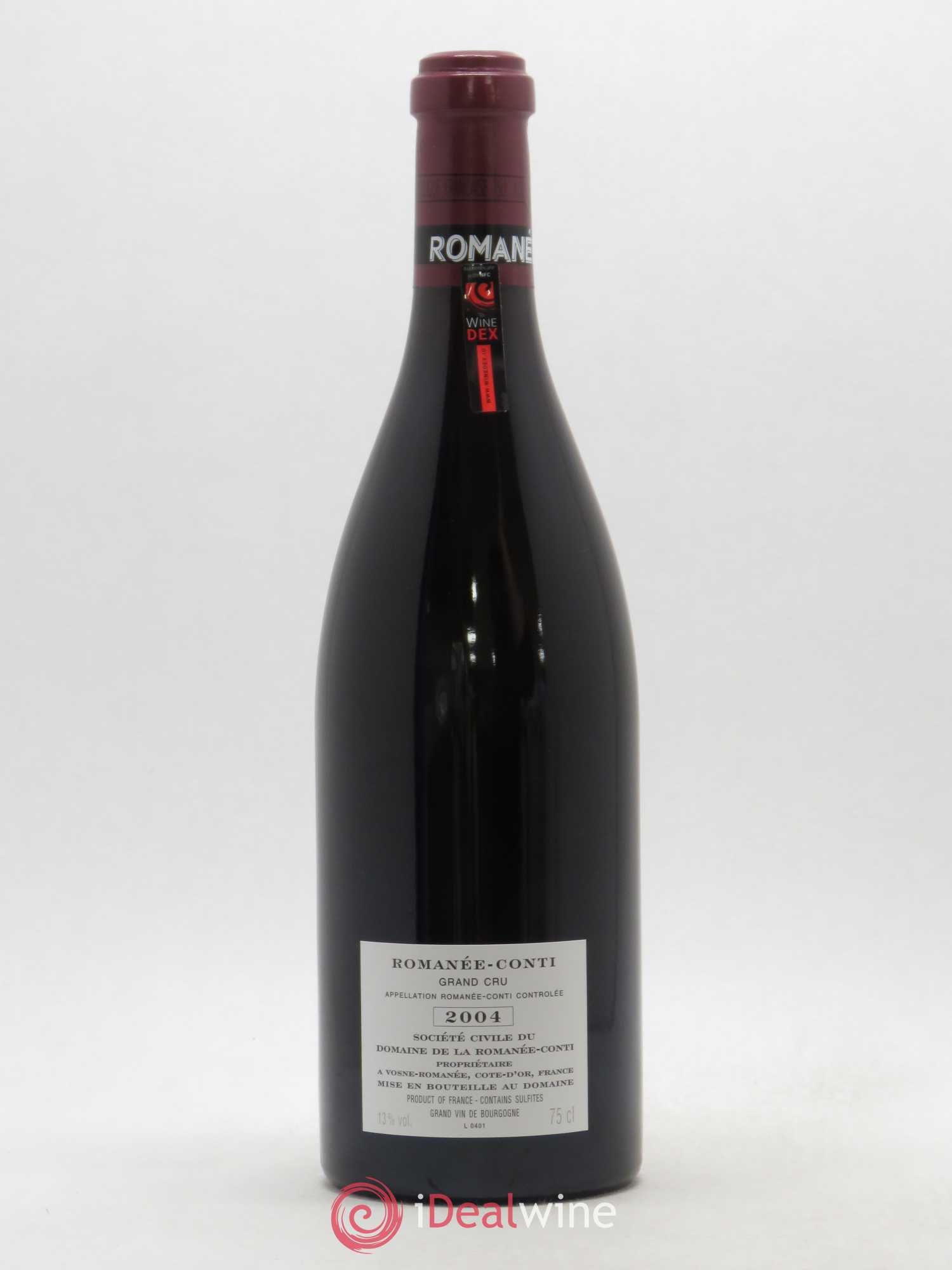Romanée-Conti Grand Cru Domaine de la Romanée-Conti 2004 - Lot de 1 bouteille - 1