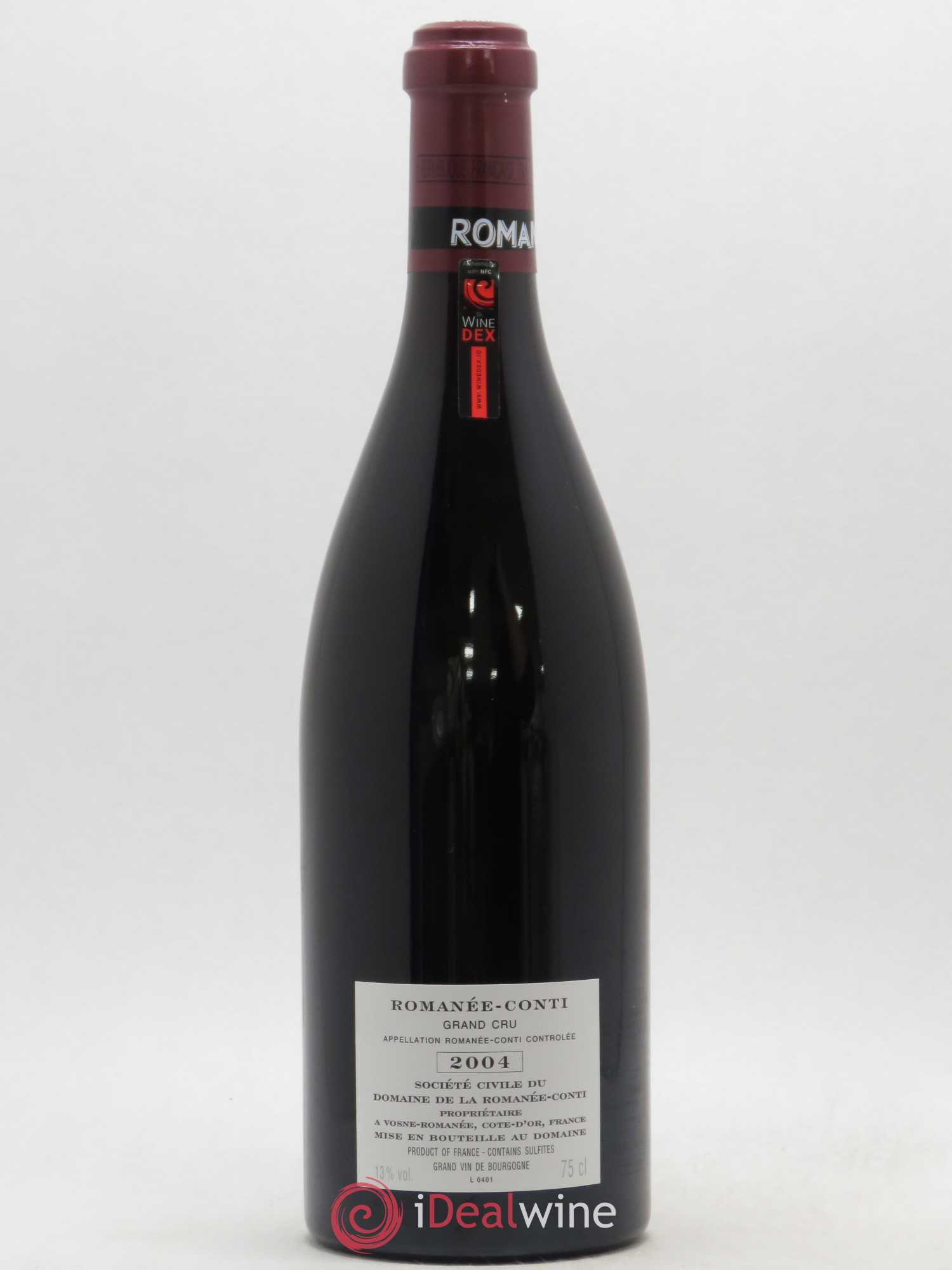 Romanée-Conti Grand Cru Domaine de la Romanée-Conti 2004 - Lot de 1 bouteille - 1