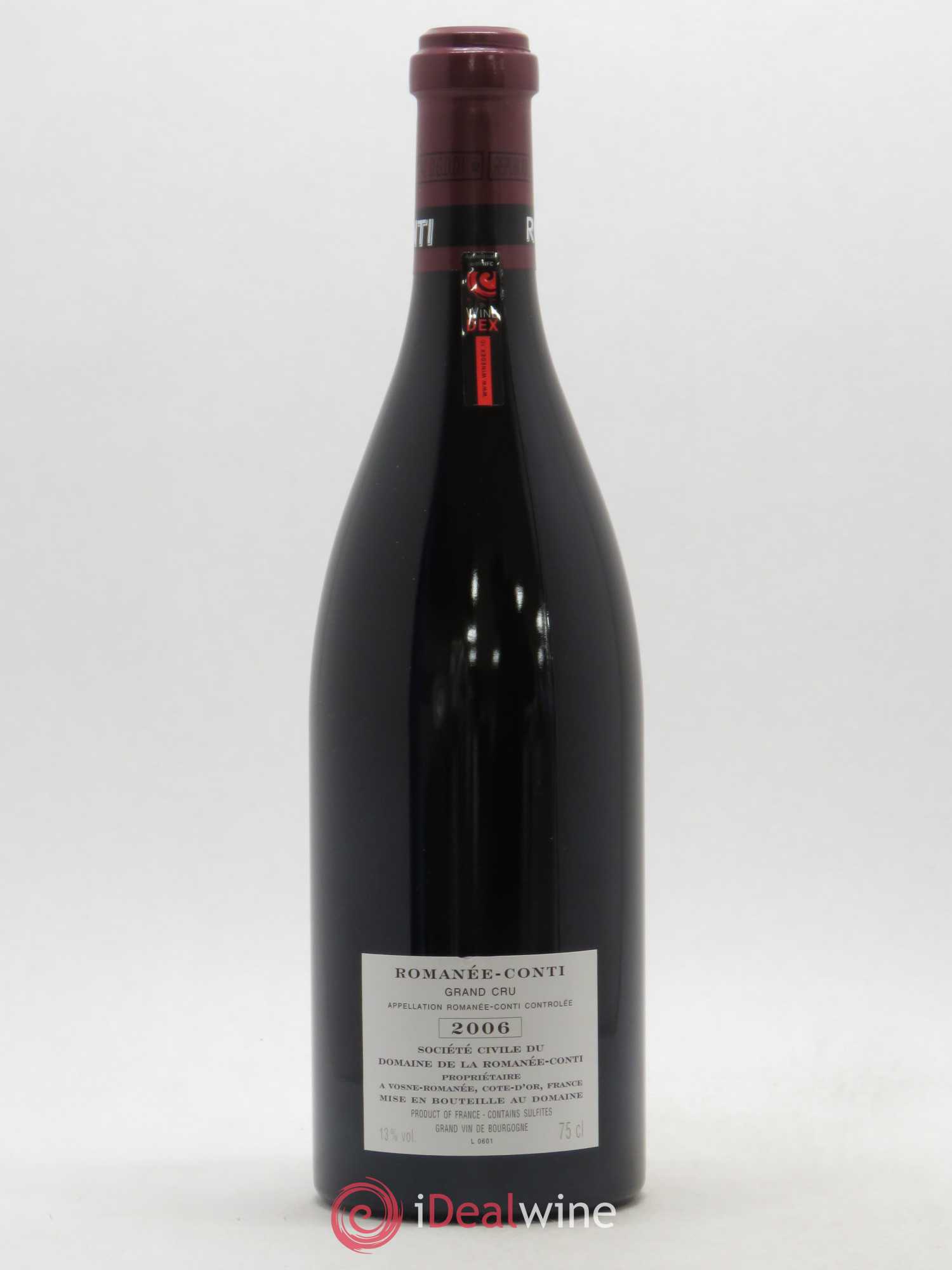 Romanée-Conti Grand Cru Domaine de la Romanée-Conti 2006 - Lot de 1 bouteille - 1